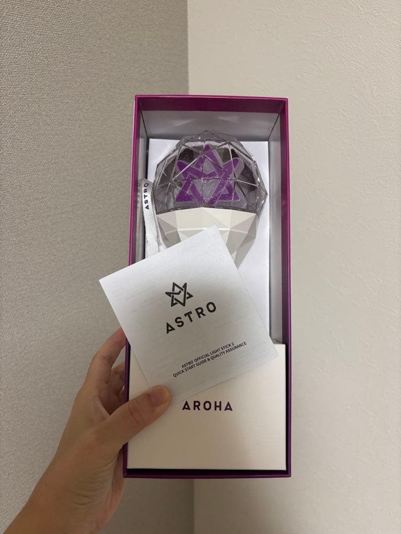 ASTRO penlight purple with instruction manual