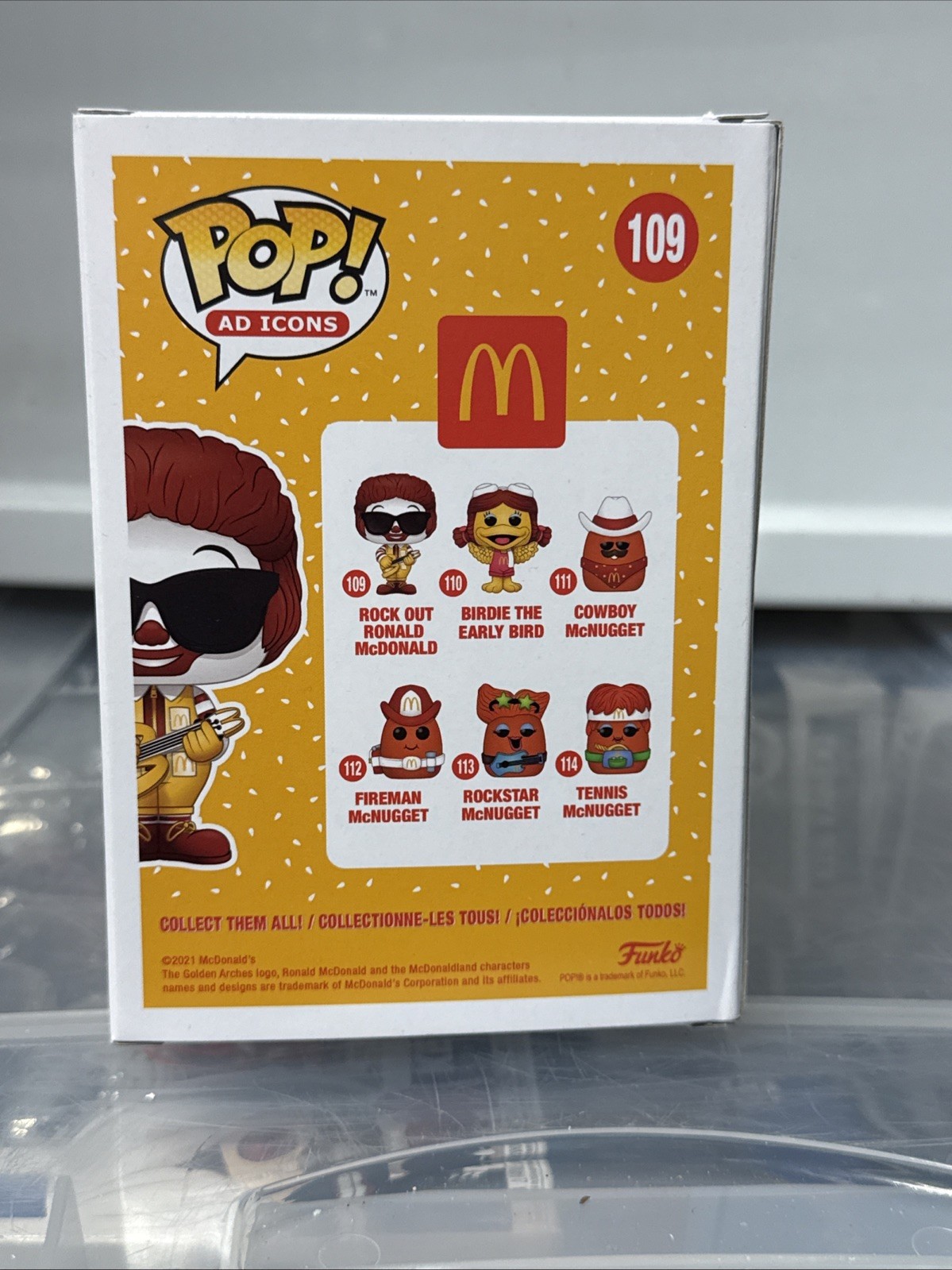Squire Fridell Signed Funko Pop Ronald McDonalds Ad Icon #109 Beckett R3