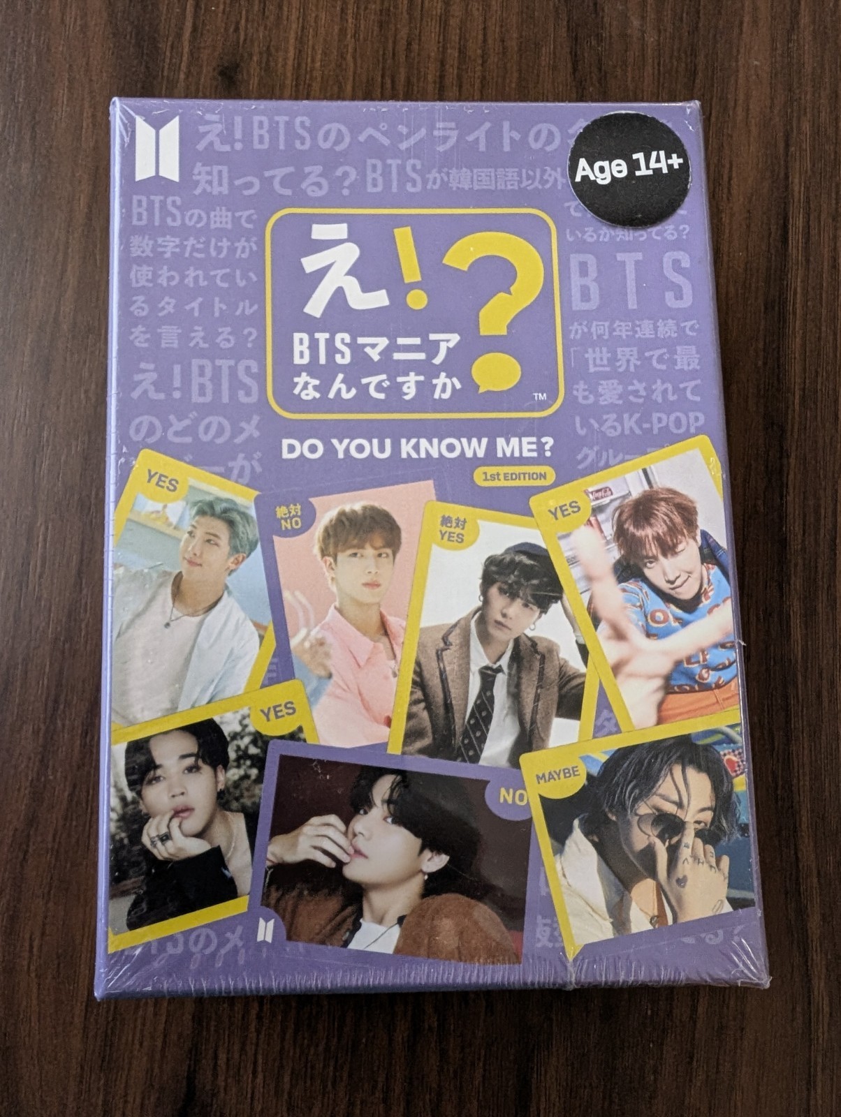 BTS Do You Know Me? 1st Edition Party Card Game Factory Sealed New English
