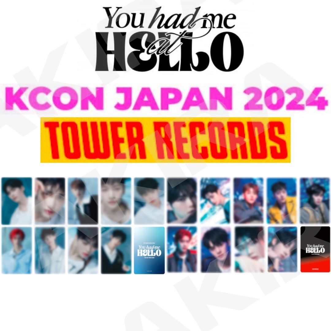 PSL ZEROBASEONE You had me at HELLO KCON JAPAN TOWER RECORDS POB PHOTO CARD ZB1