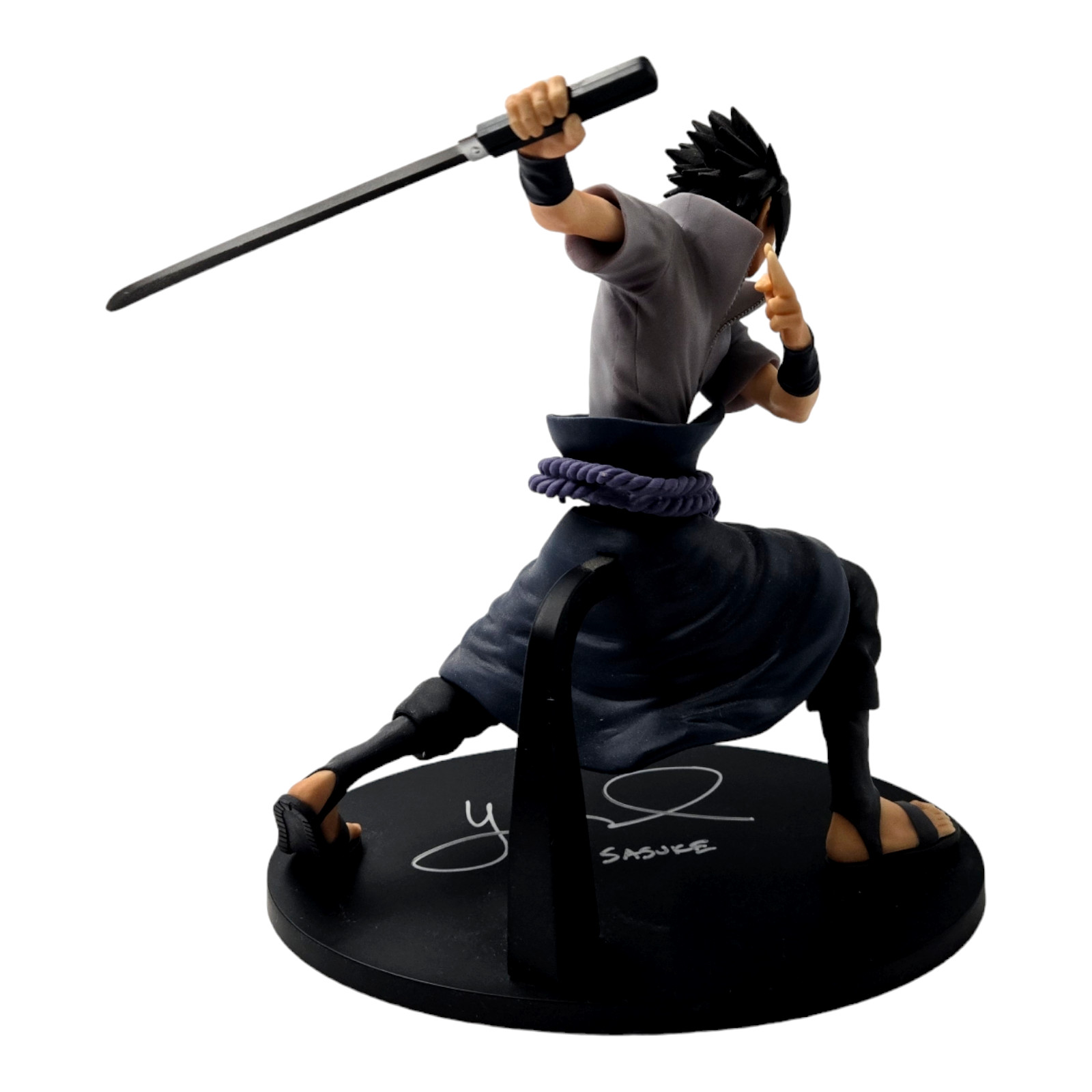 Sasuke Signed Figure Naruto Autograph Banpresto Yuri Lowenthal Bandai JSA COA 98