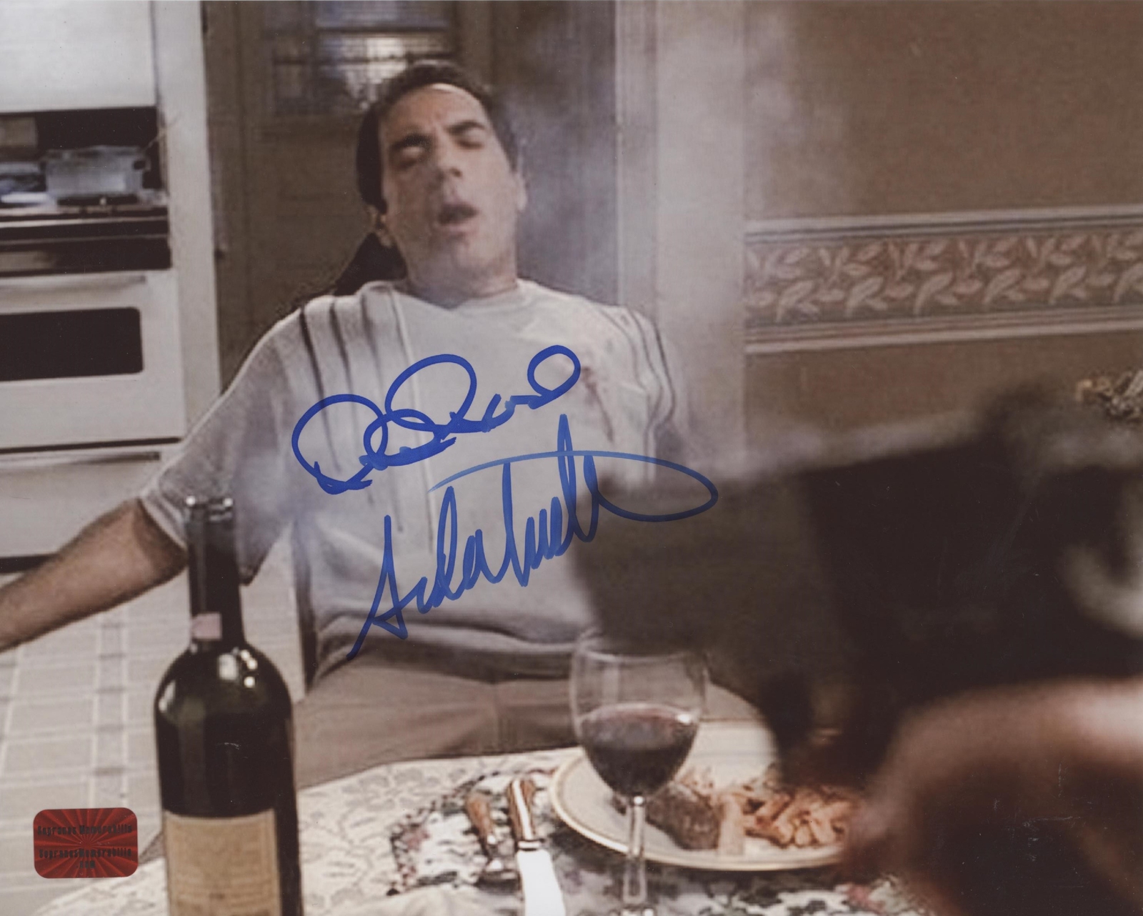 Aida Turturro David Proval The Sopranos DUAL signed 8×10 Shot