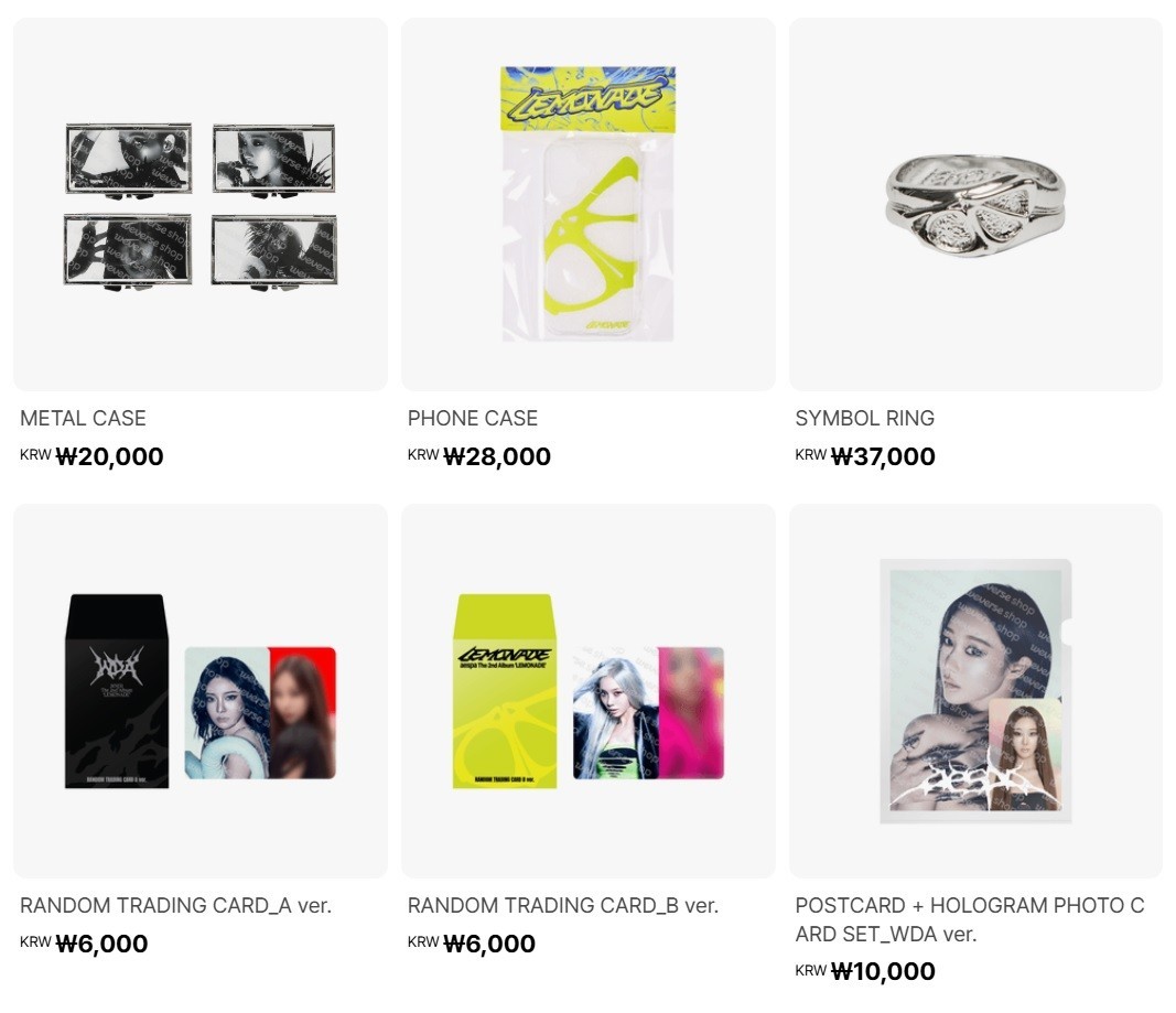 [Presale] aespa WEEK – MAKE IT LEMONADE Official Merch.