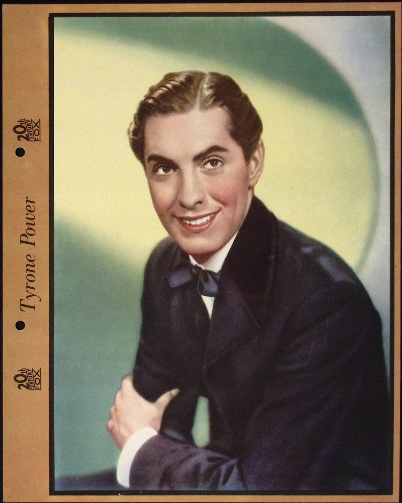 1937 Tyrone Power 20th Century Fox Star in Action Dixie Cup Ice Cream Premium
