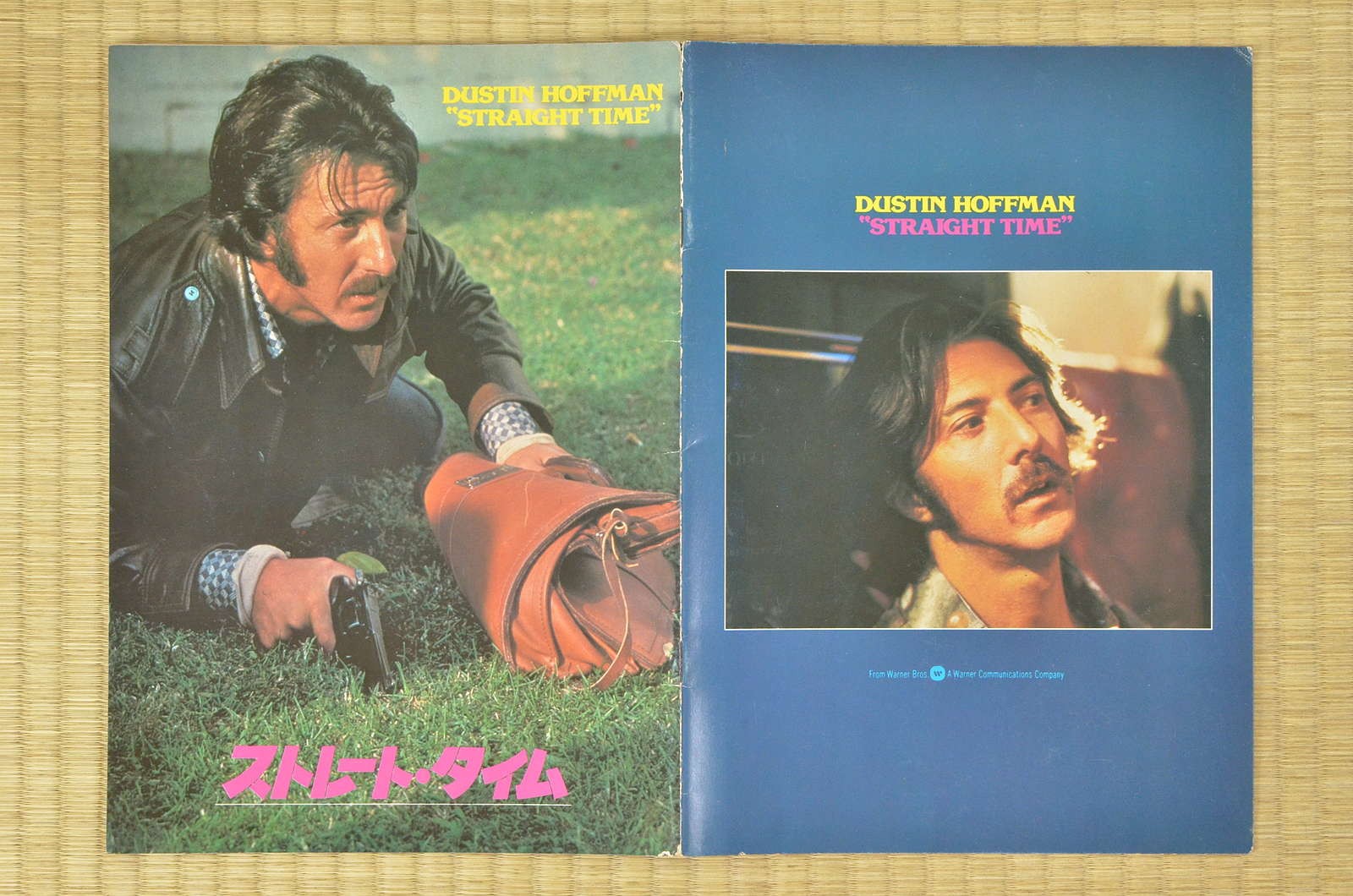 Straight Time Japan Movie Program 1978 Dustin Hoffman Ulu Grosbard Gary Busey