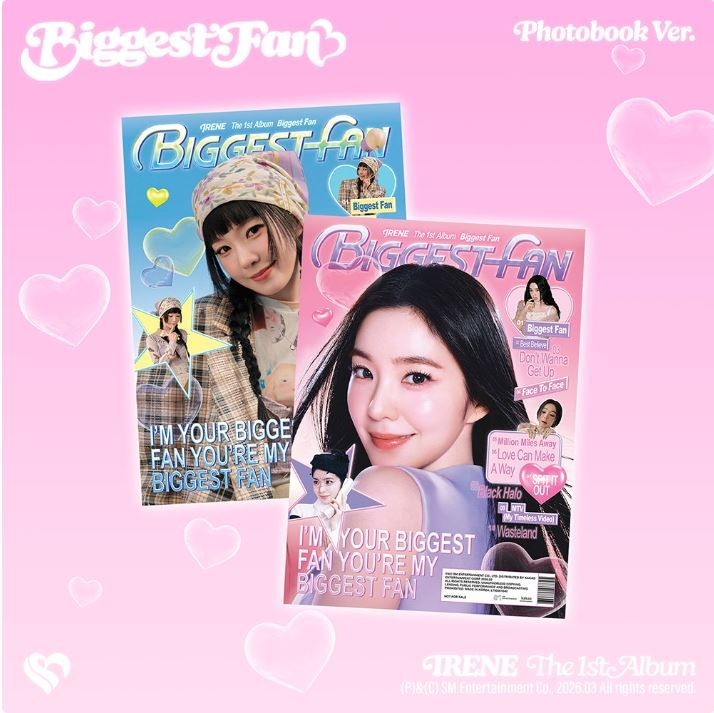 Red Velvet Irene Album “Biggest Fan” [Photobook+CD] Official K-POP I.M Yours Ver