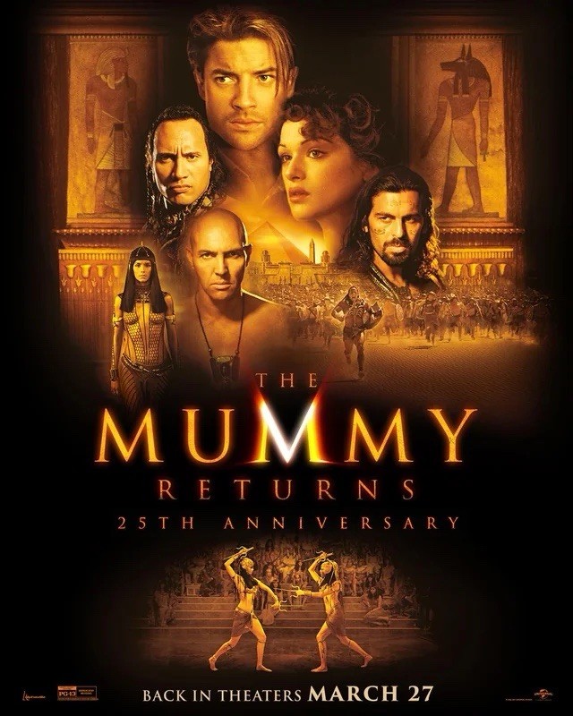The Mummy Returns,25th Anniversary Original,DS,OS,27”x40”,NMint,Movie Poster