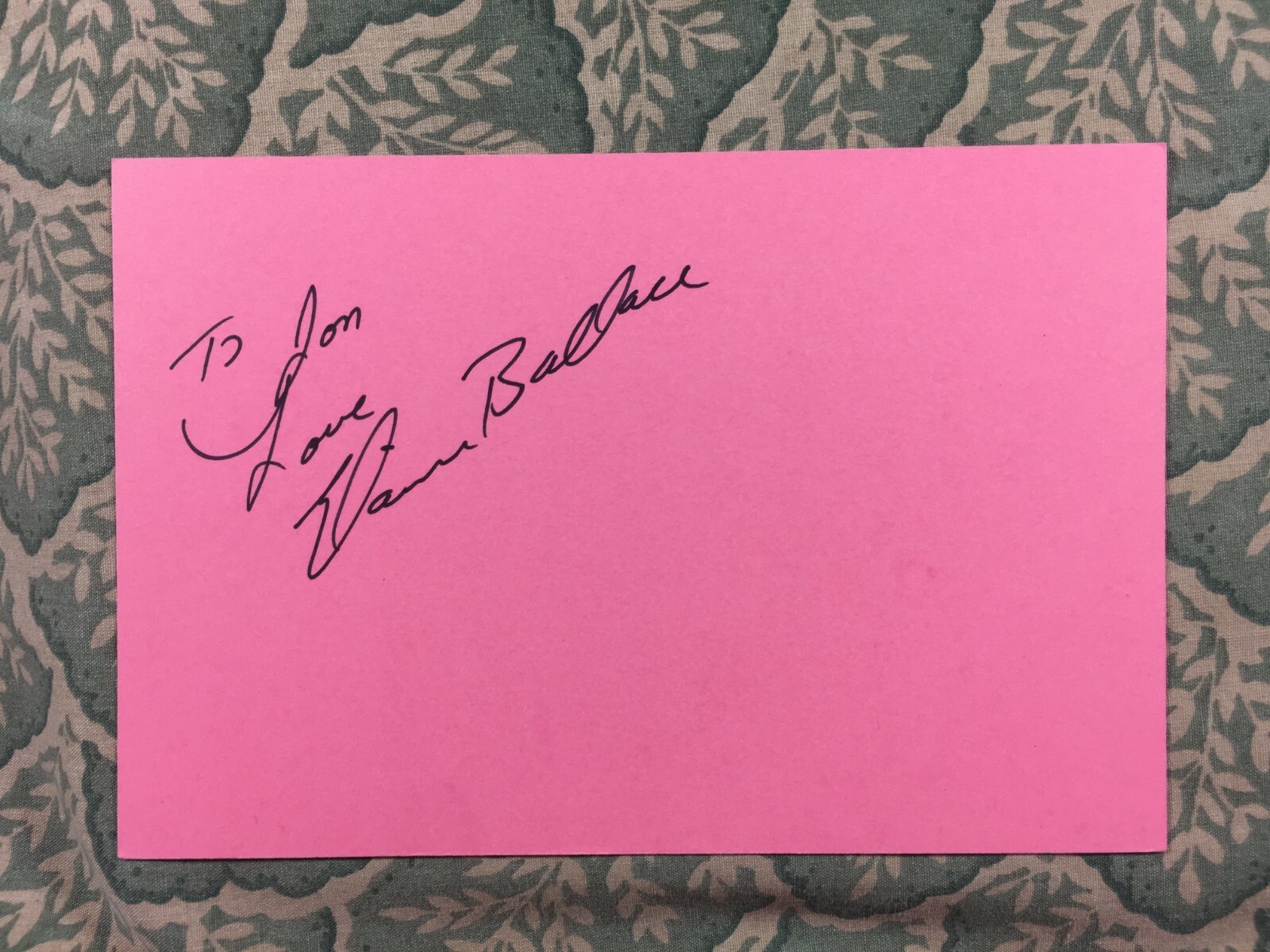Elaine Ballace – Quincy M.E. – Room for Rent – Deadly Wives – Autographed 1977