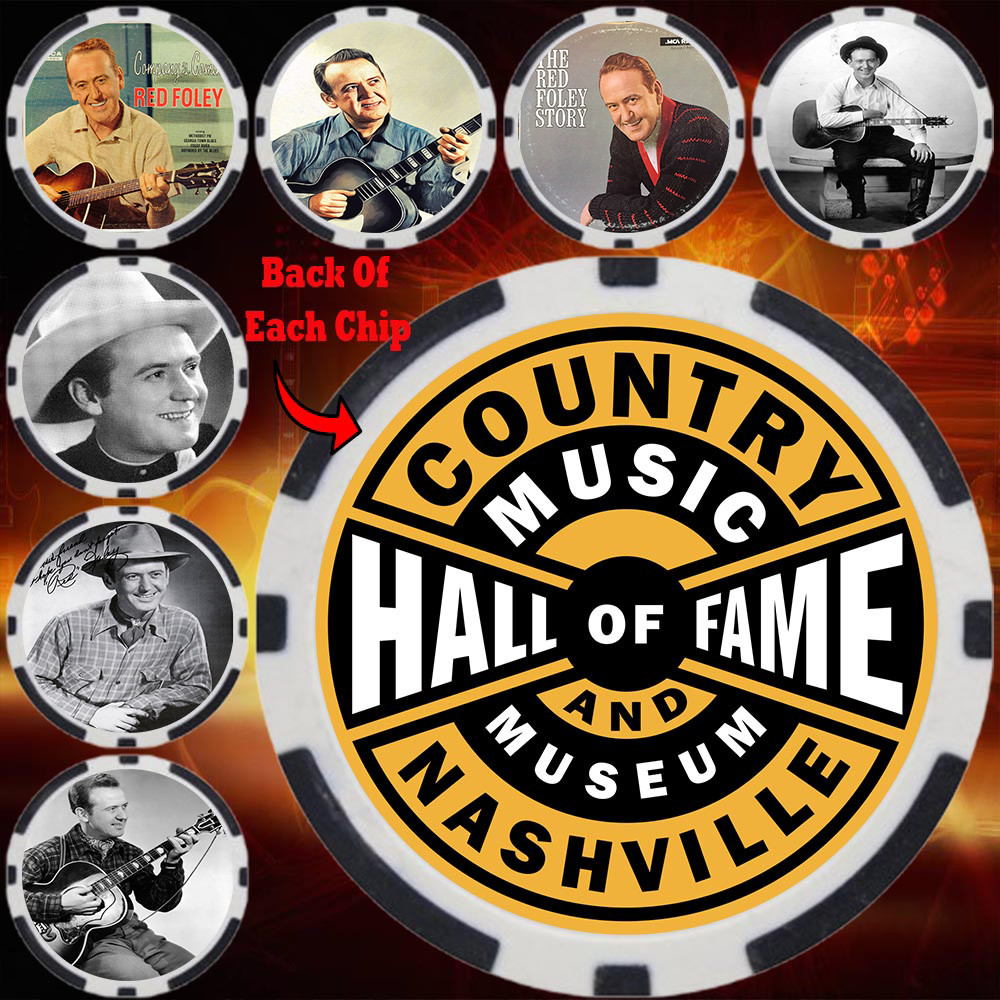 RED FOLEY – COUNTRY MUSIC HALL OF FAMER – COLLECTABLE COIN SET (7)