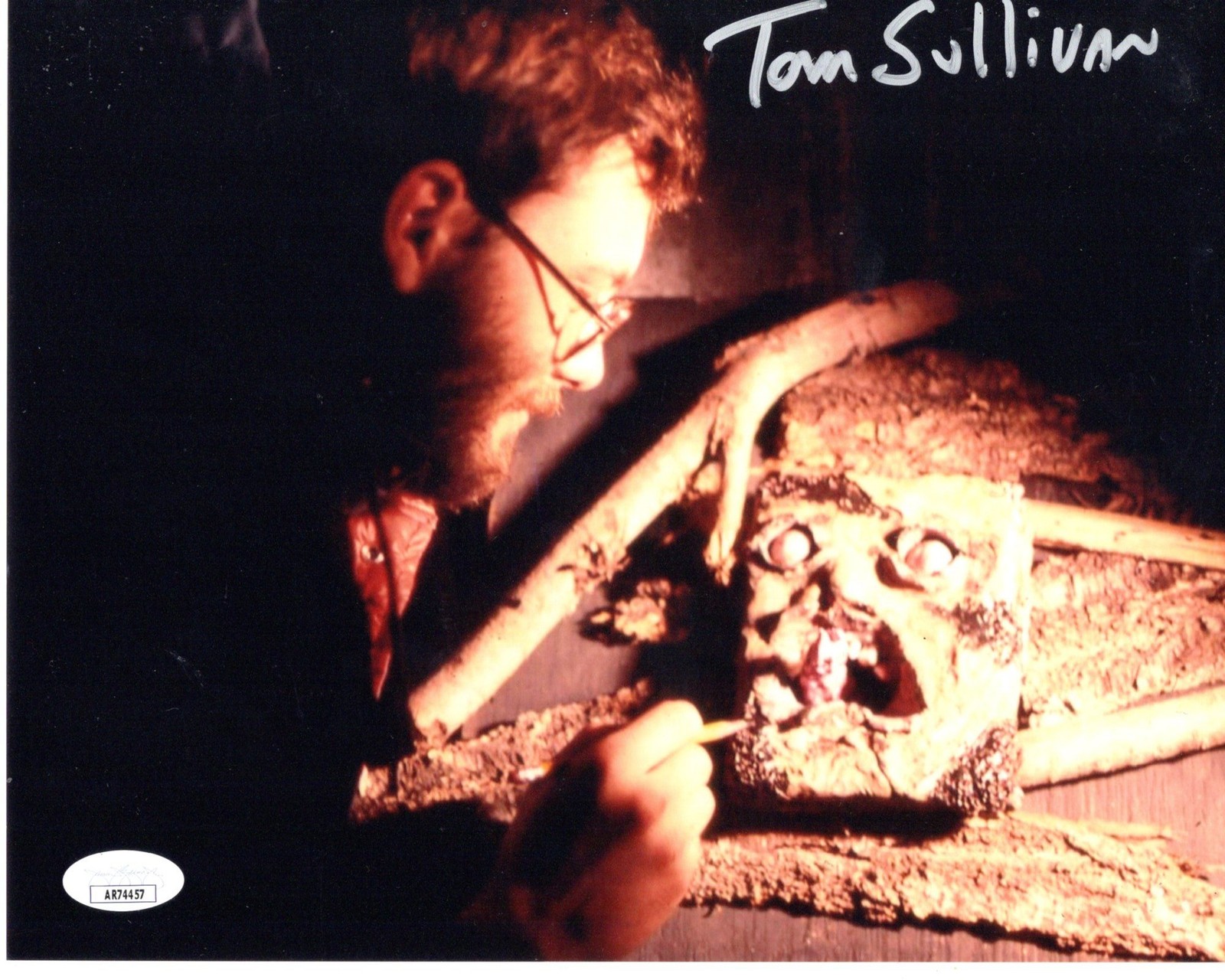 Tom Sullivan signed 8×10 Photo SFX, Necronomicon Creator – JSA Authentication