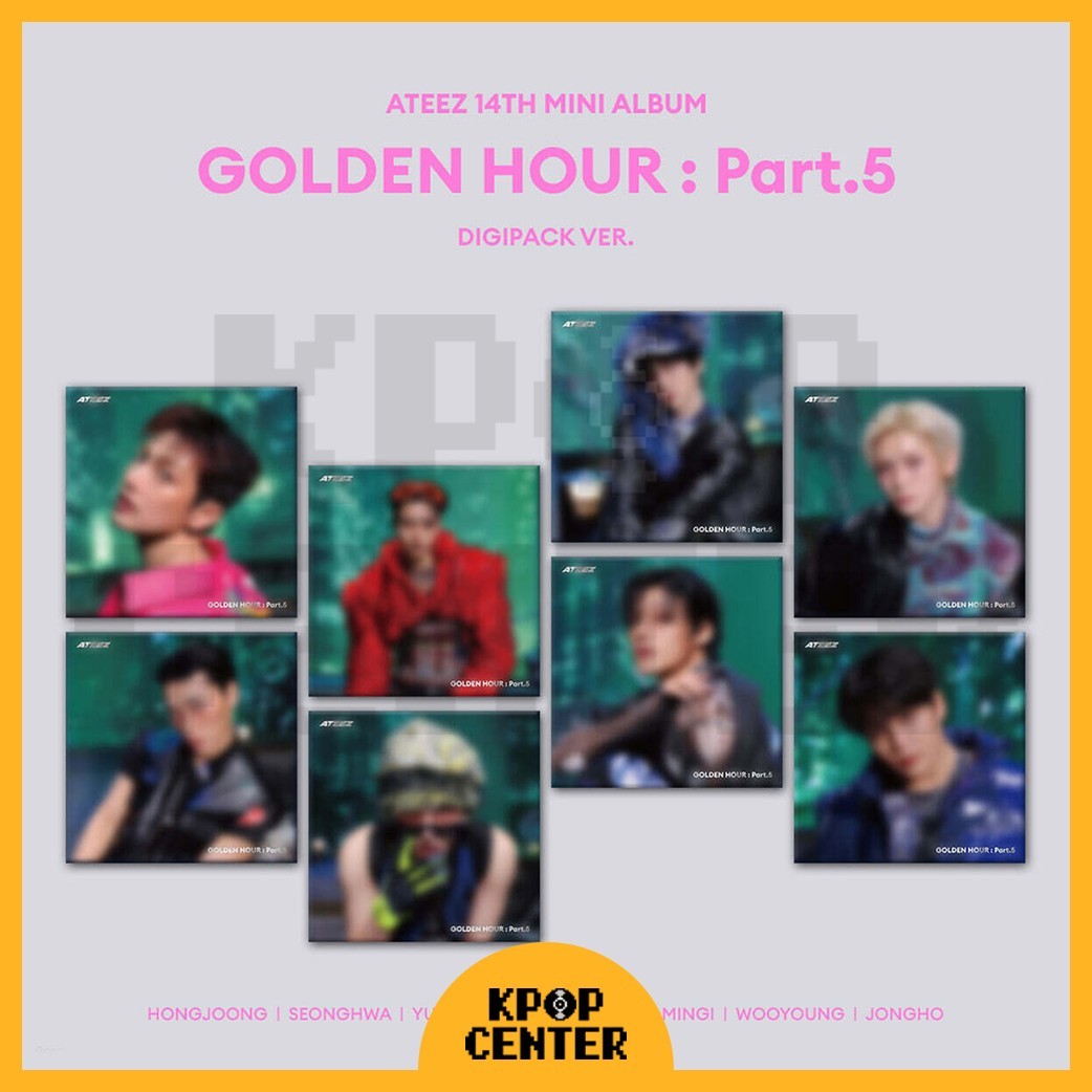 [ATEEZ] Album – GOLDEN HOUR : Part.5 / Digipack Ver. / New, Sealed