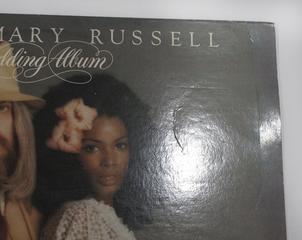 Leon Russell signed LEON & MARY RUSSELL “WEDDING ALBUM” Vinyl Album LP JSA COA