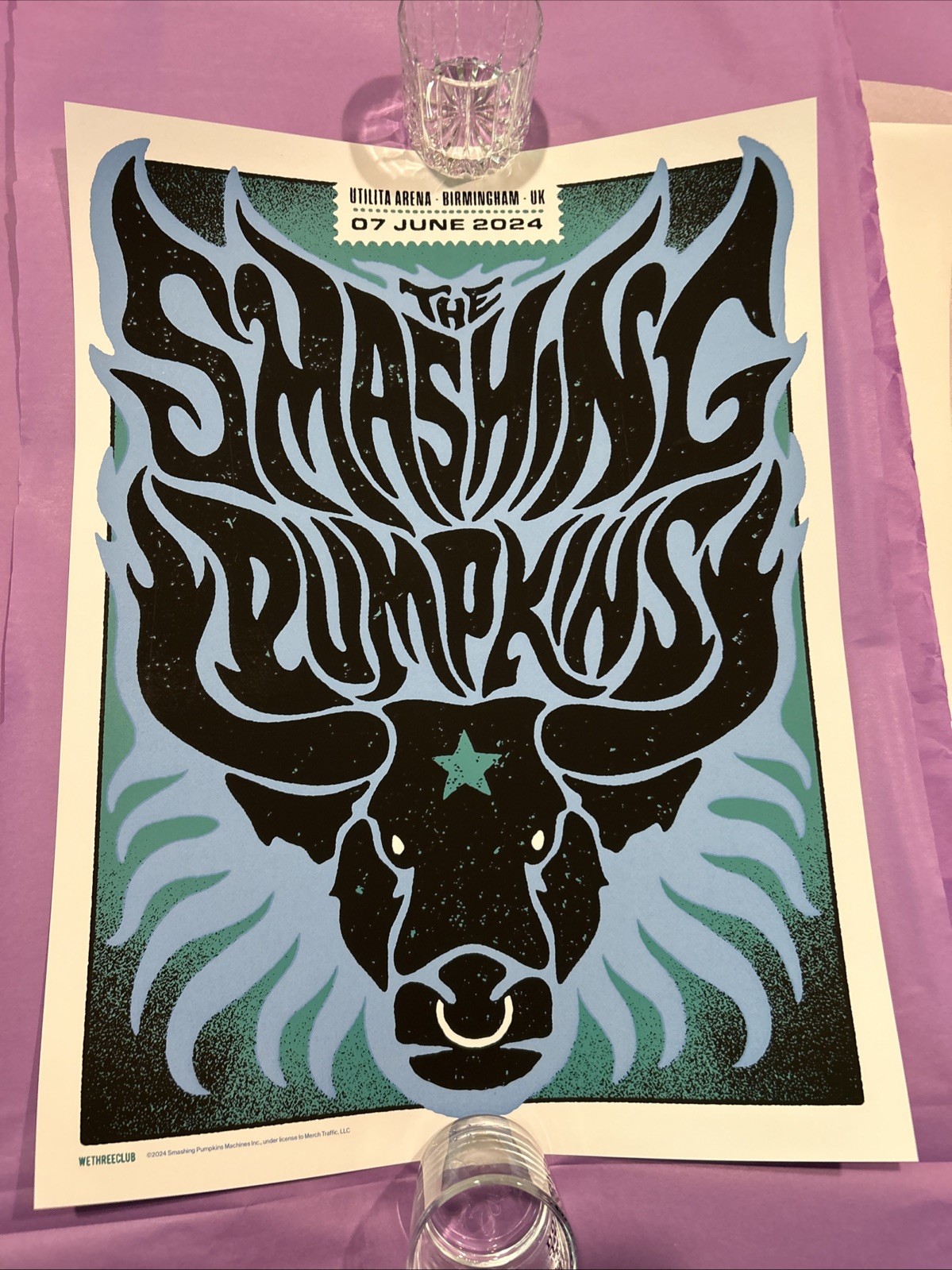 Smashing Pumpkins Poster United Kingdom 2024
