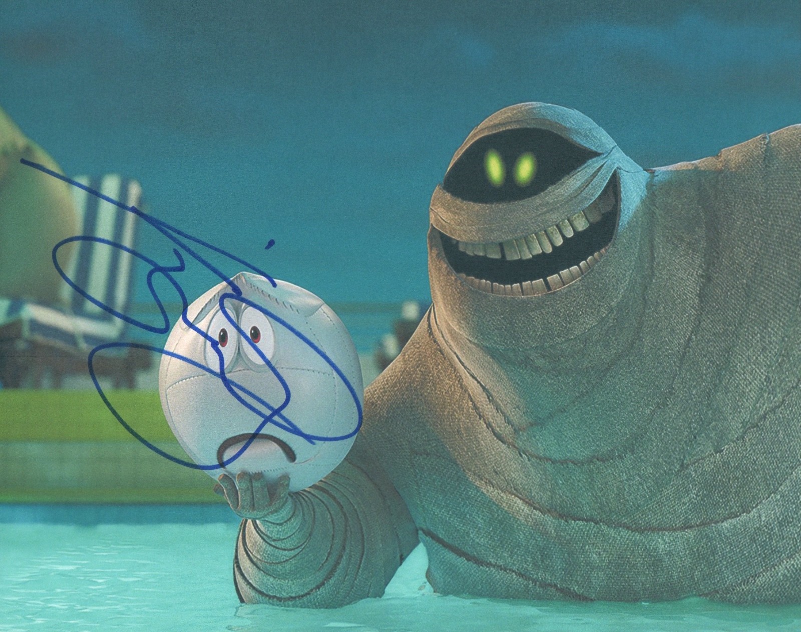 Keegan Michael Key Signed 8×10 Photo Murray the Mummy Hotel Transylvania 2 3 COA