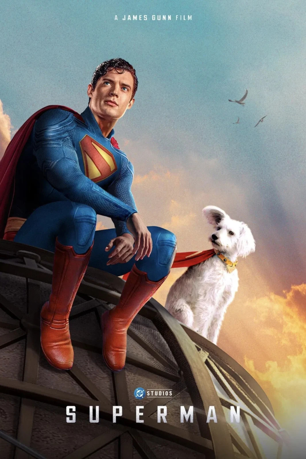 Superman movie poster (n) – 11 x 17 inches – David Corenswet – 2025