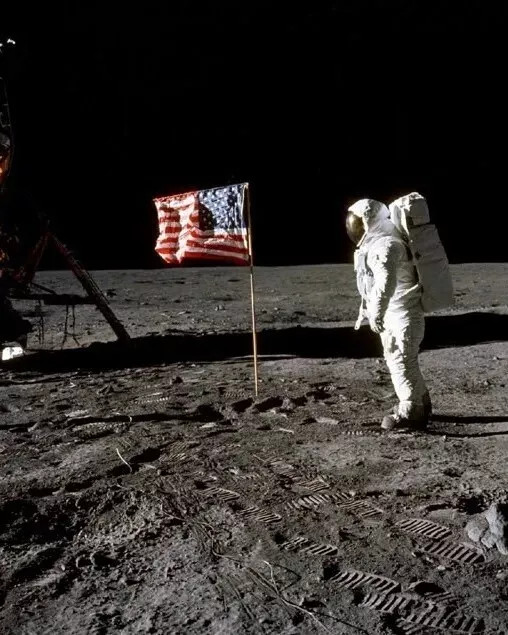 Apollo Moon Landing Armstrong Buzz Aldrin 4×6 PHOTO PRINT