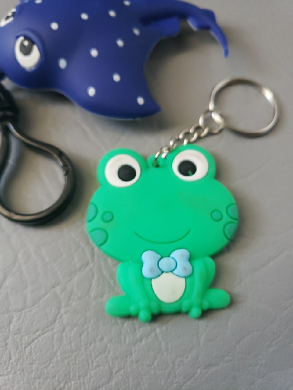 Disney/Pixar Mr Ray M.I.I. mfg Keychain and 2 Frog Keychains Lot of 3 Cute!!!
