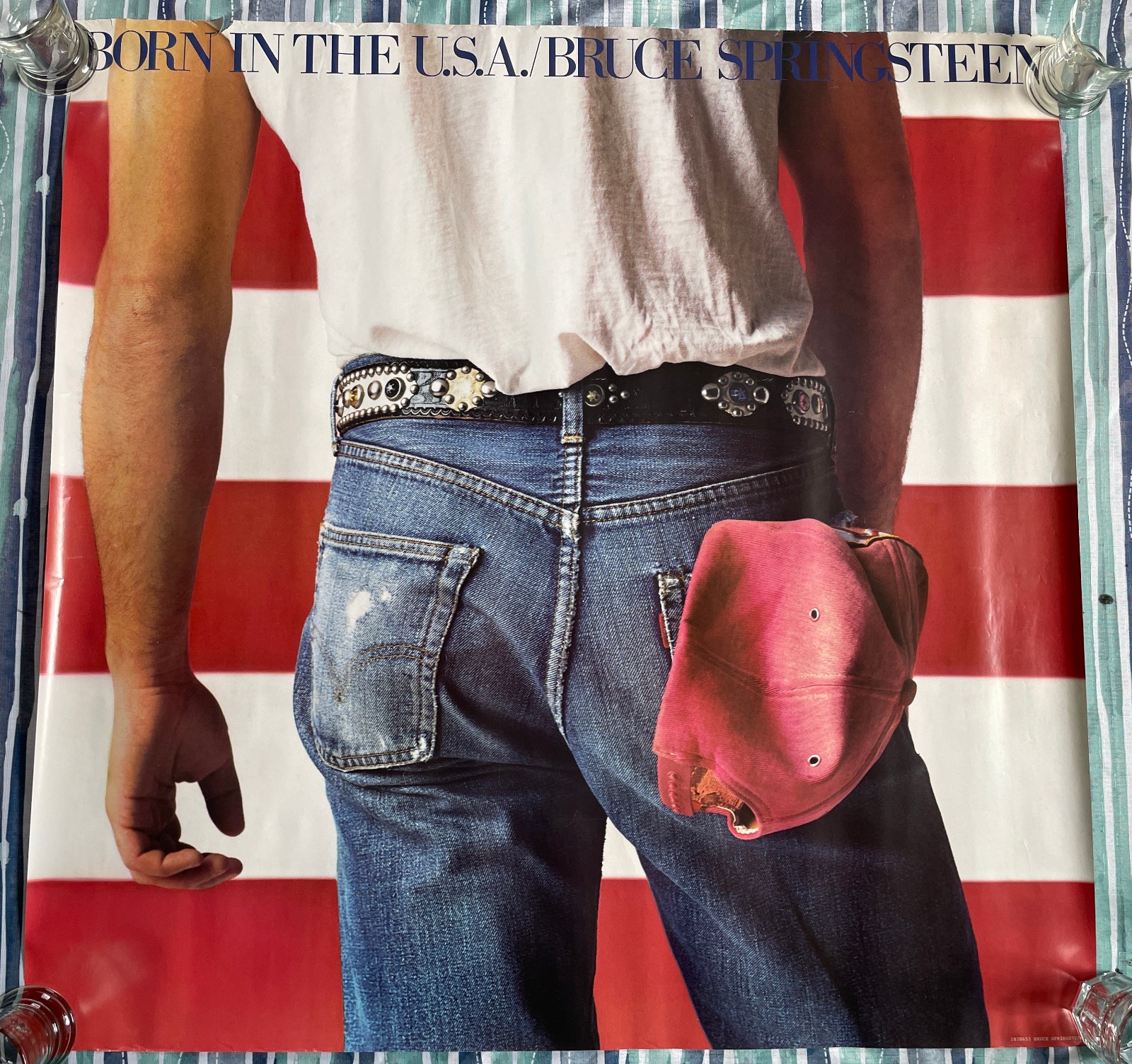 Bruce Springsteen’s Born in the USA Poster – LARGE – 3B 38653 – 36″ T x 36″ W
