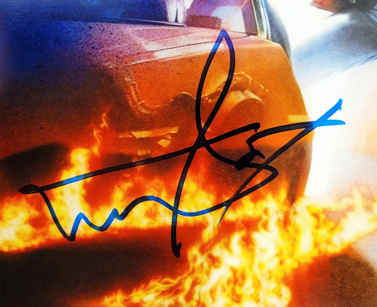 Michael J. Fox Signed Framed BTTF 11×17 Poster Part 1 Marty McFly BAS Witness