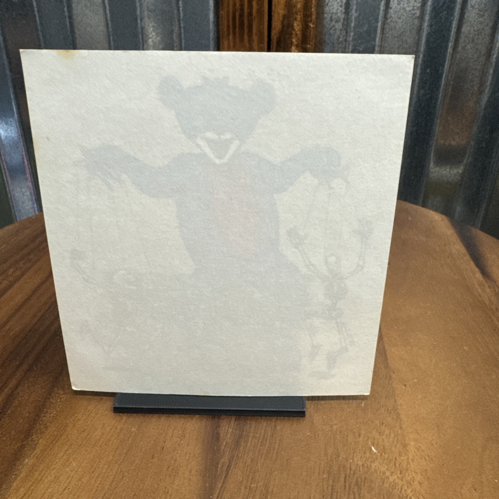 Vintage Grateful Dead Dancing Bear Puppeteer Skeleton Window Cling Sticker New