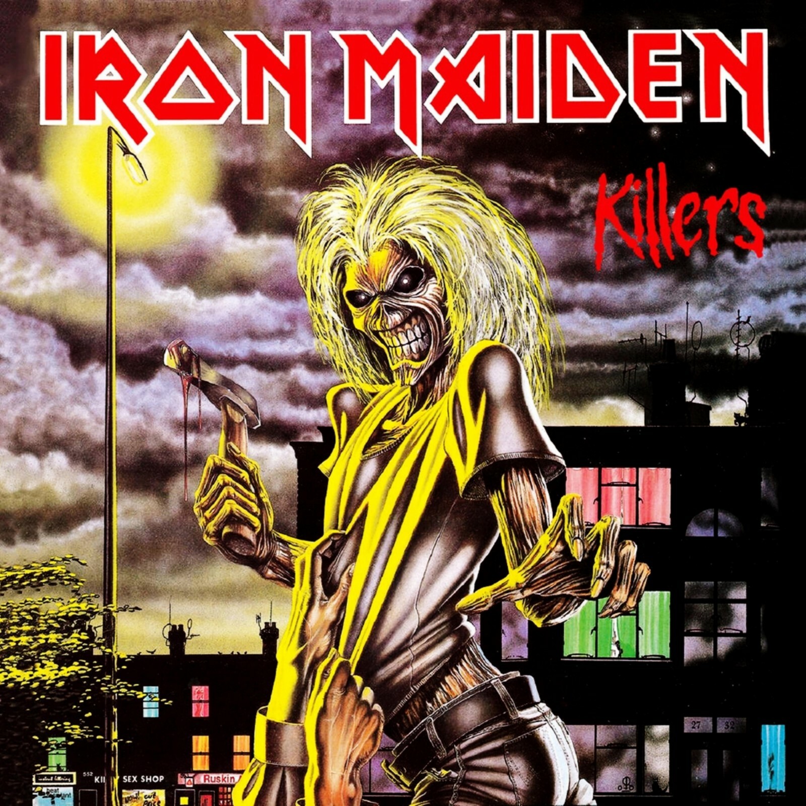 IRON MAIDEN Killers BANNER 2×2 Ft Fabric Poster Tapestry Flag album cover art