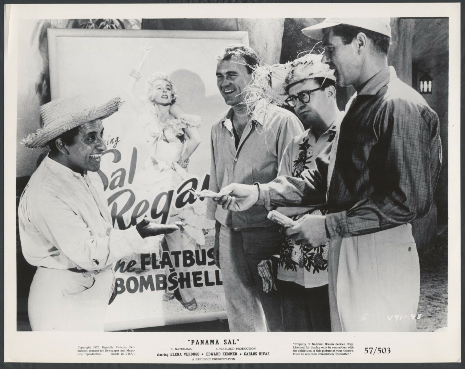 Panama Sal ’57 JOSE GONZALES GONZALES ED KEMMER JOE FLYNN CARLOS RIVAS