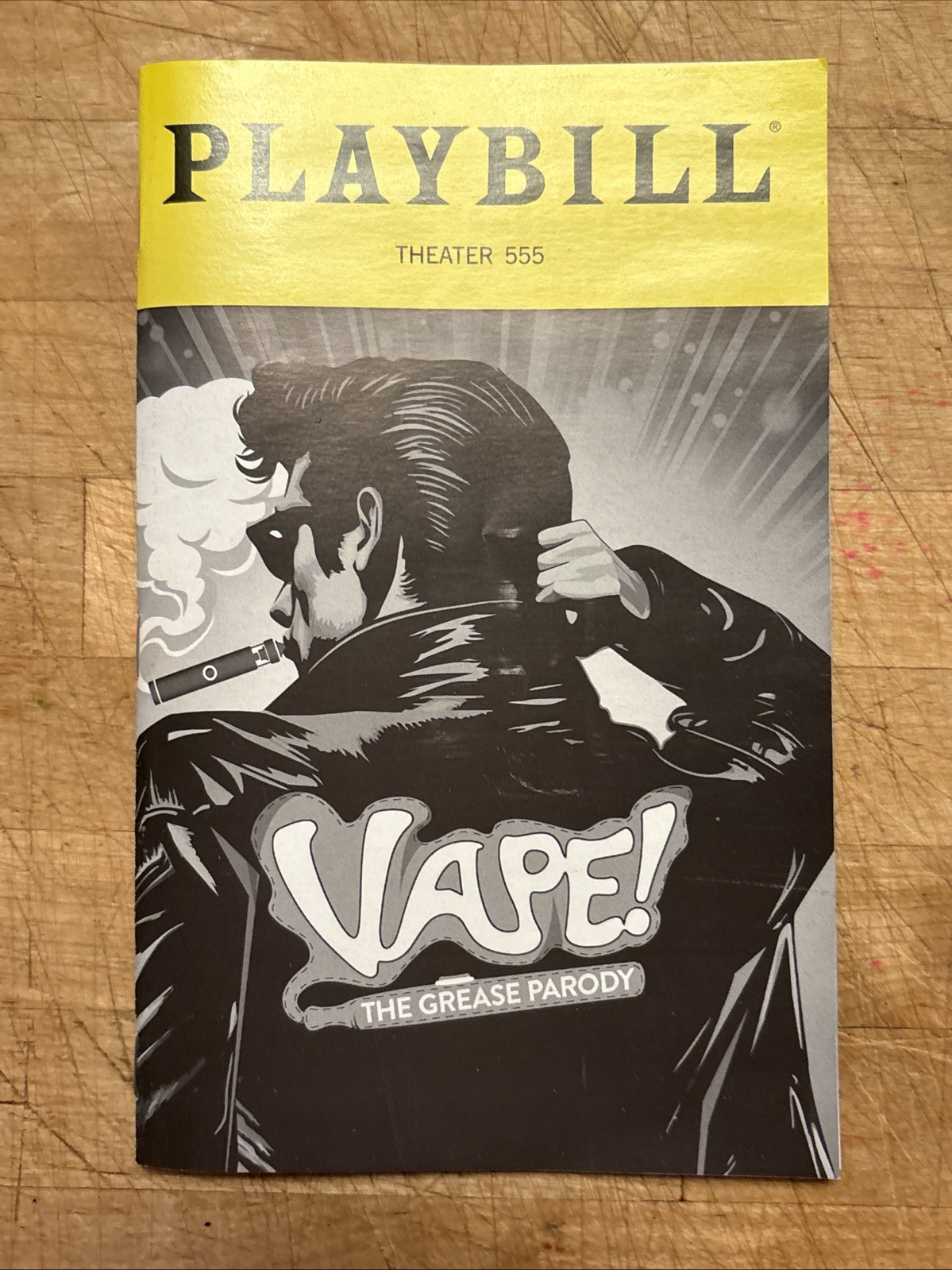 (DON’T) VAPE: THE MUSICAL Nov 2025 Off-Broadway Playbill! GREASE Parody!
