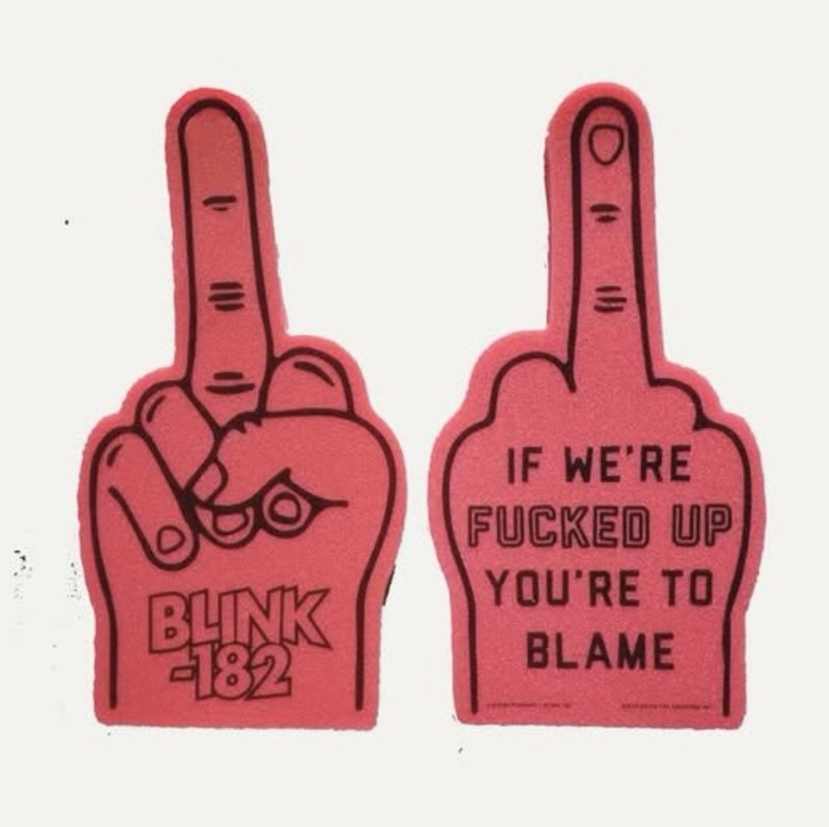 Blink 182 pop up Merch official Complex Foam Finger Toypaj anniversary Exclusive
