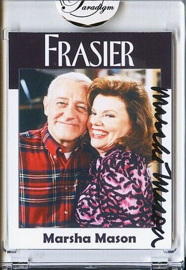 -FRASIER- MARSHA MASON Signed/Autograph/Auto Certified TV Trading Card