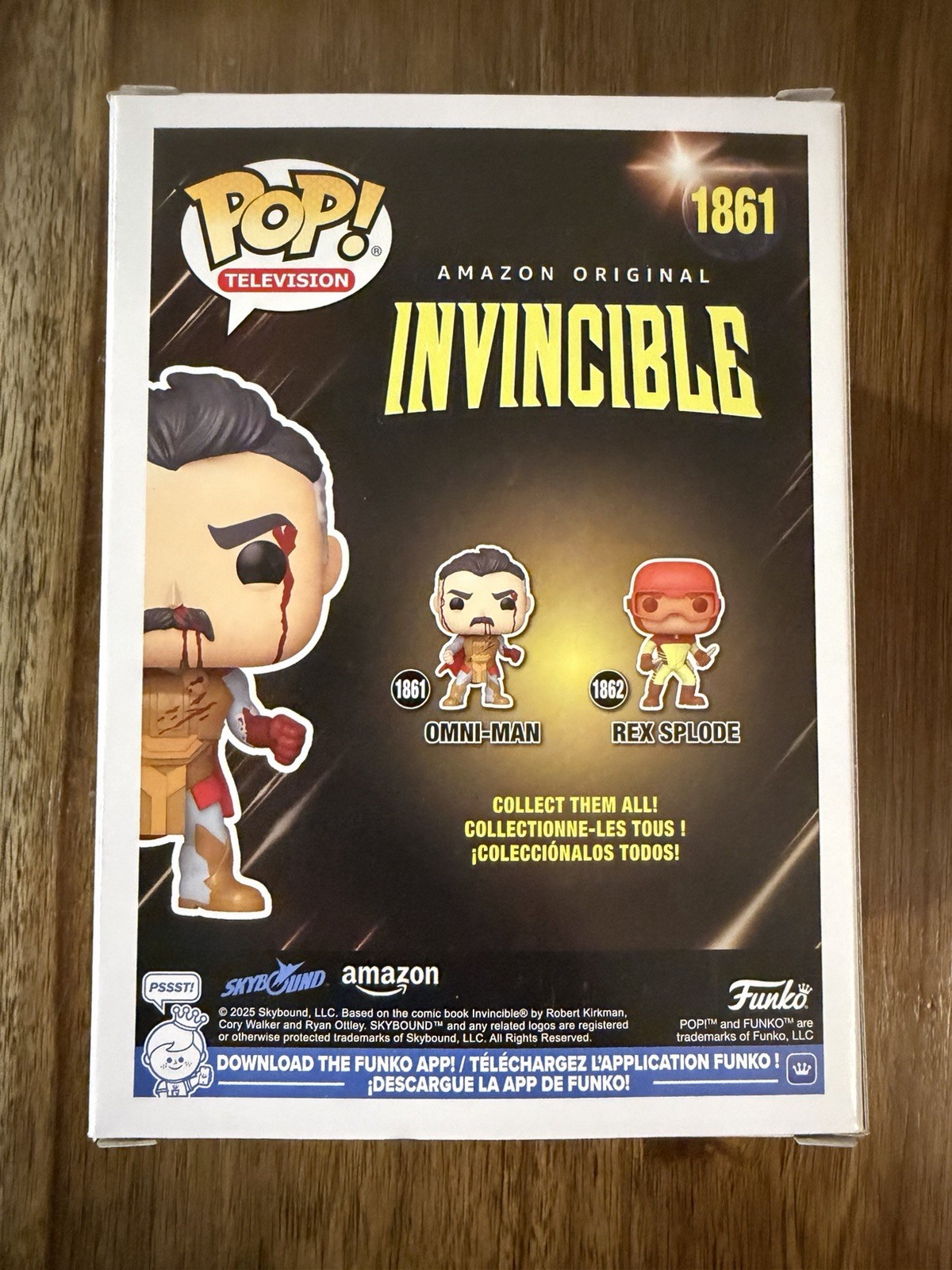 Robert Kirkman ‘Invincible’ Creator Signed Funko Pop ‘Omni-Man’ Beckett