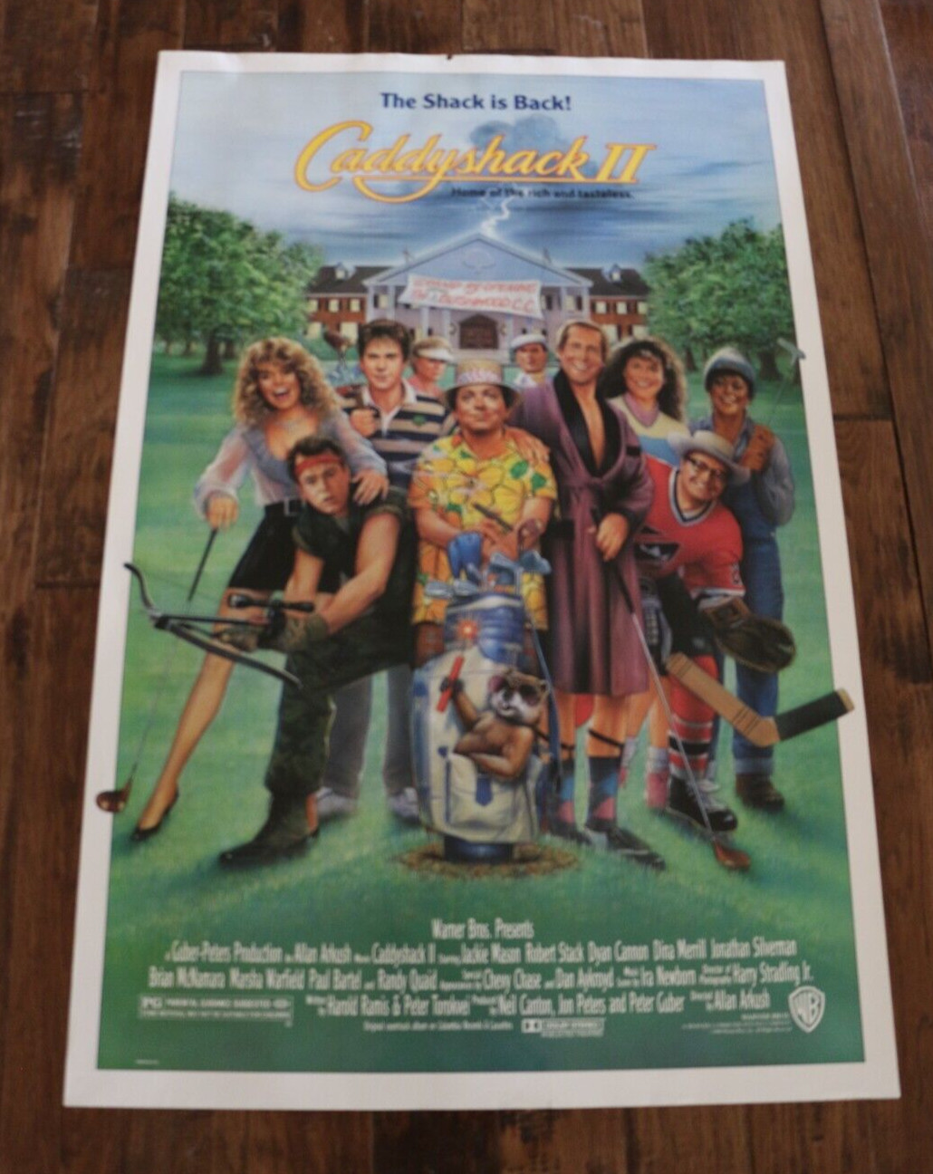 Caddyshack II (1988) Original Single Sided Movie Poster 26×41 One Sheet