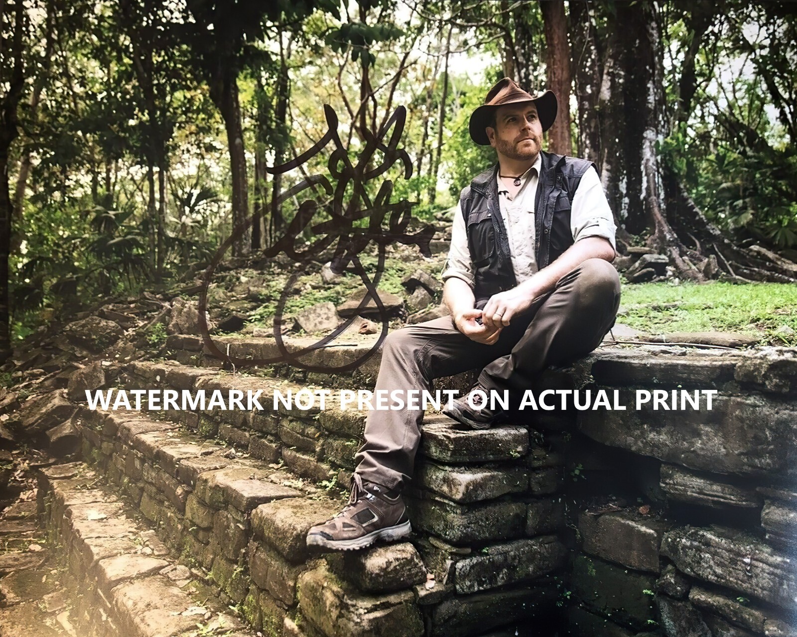 JOSH GATES SIGNED 8×10 PHOTO EXPEDITION UNKNOWN DESTINATION TRUTH TV reprint 9