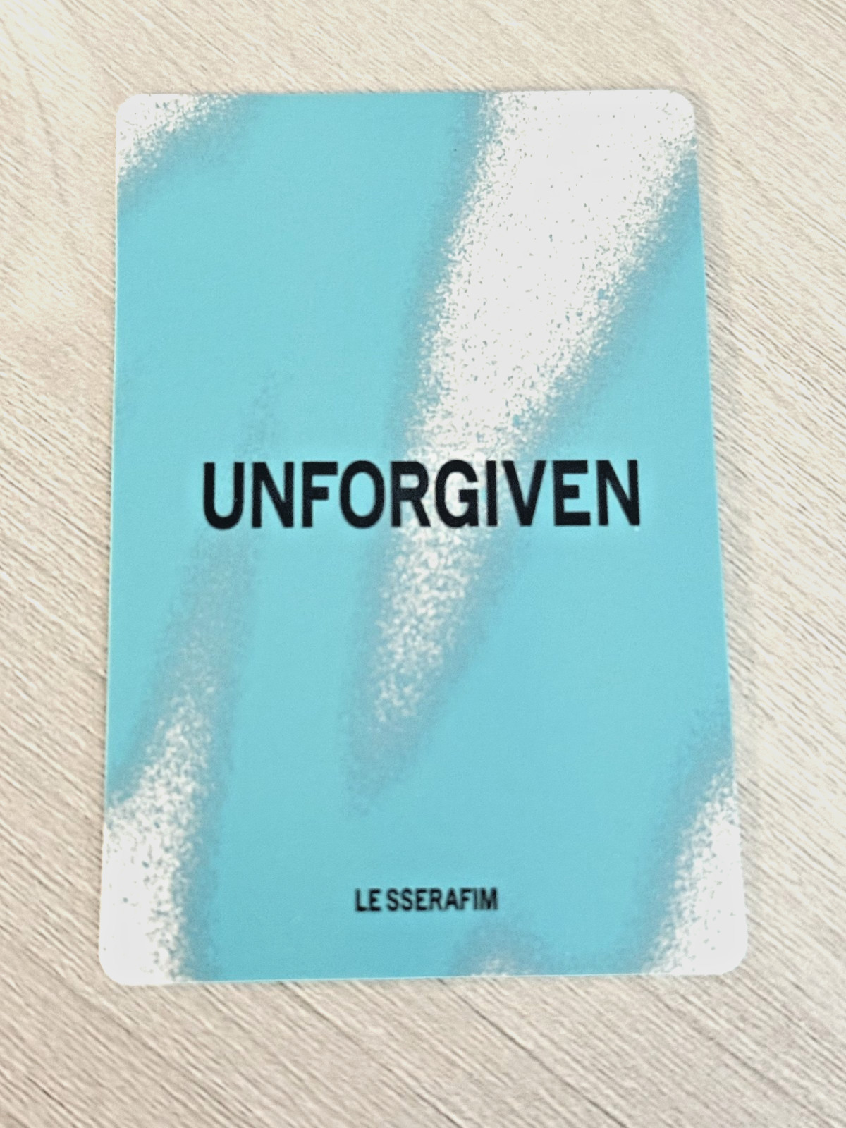 Chaewon Le Sserafim Photocard – Unforgiven Kpop Cute Sexy Asian Girl