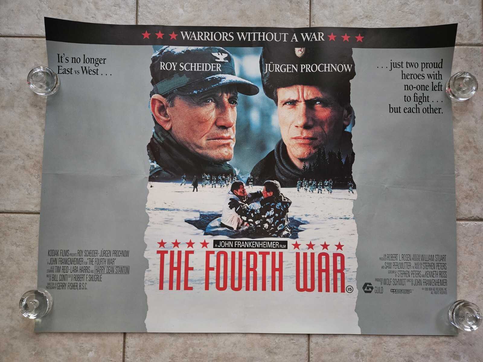 The Fourth War movie poster – Roy Scheider – 30 x 40 inches