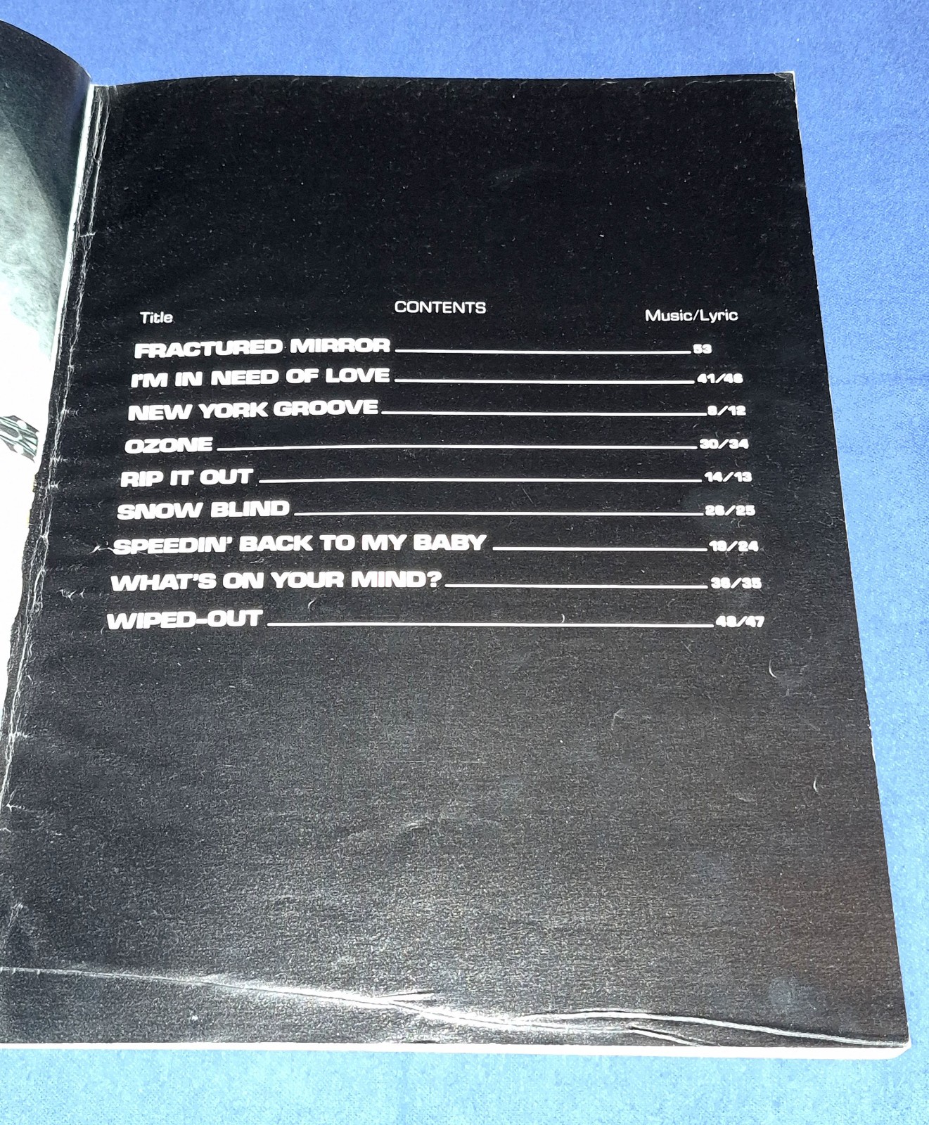 KISS Ace Frehley Vintage Original 1978 Songbook Tablature Tabs Almo Publications
