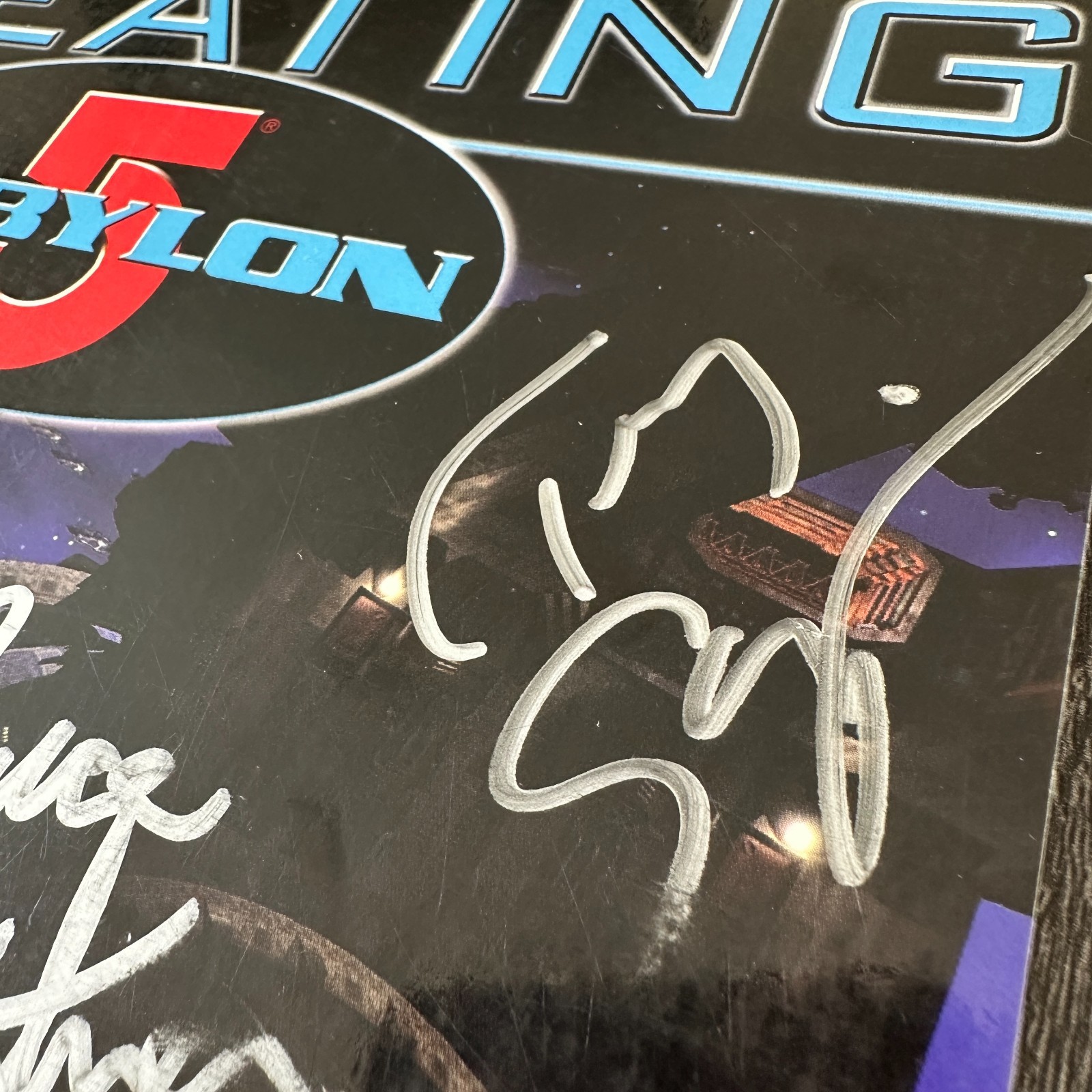 Creating Babylon 5 Cast Signed Book Boxleitner Doyle Bassom 1997