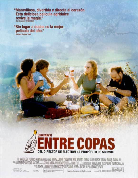 SIDEWAYS Movie POSTER 11×17 Spanish Paul Giamatti Thomas Haden Church Virginia
