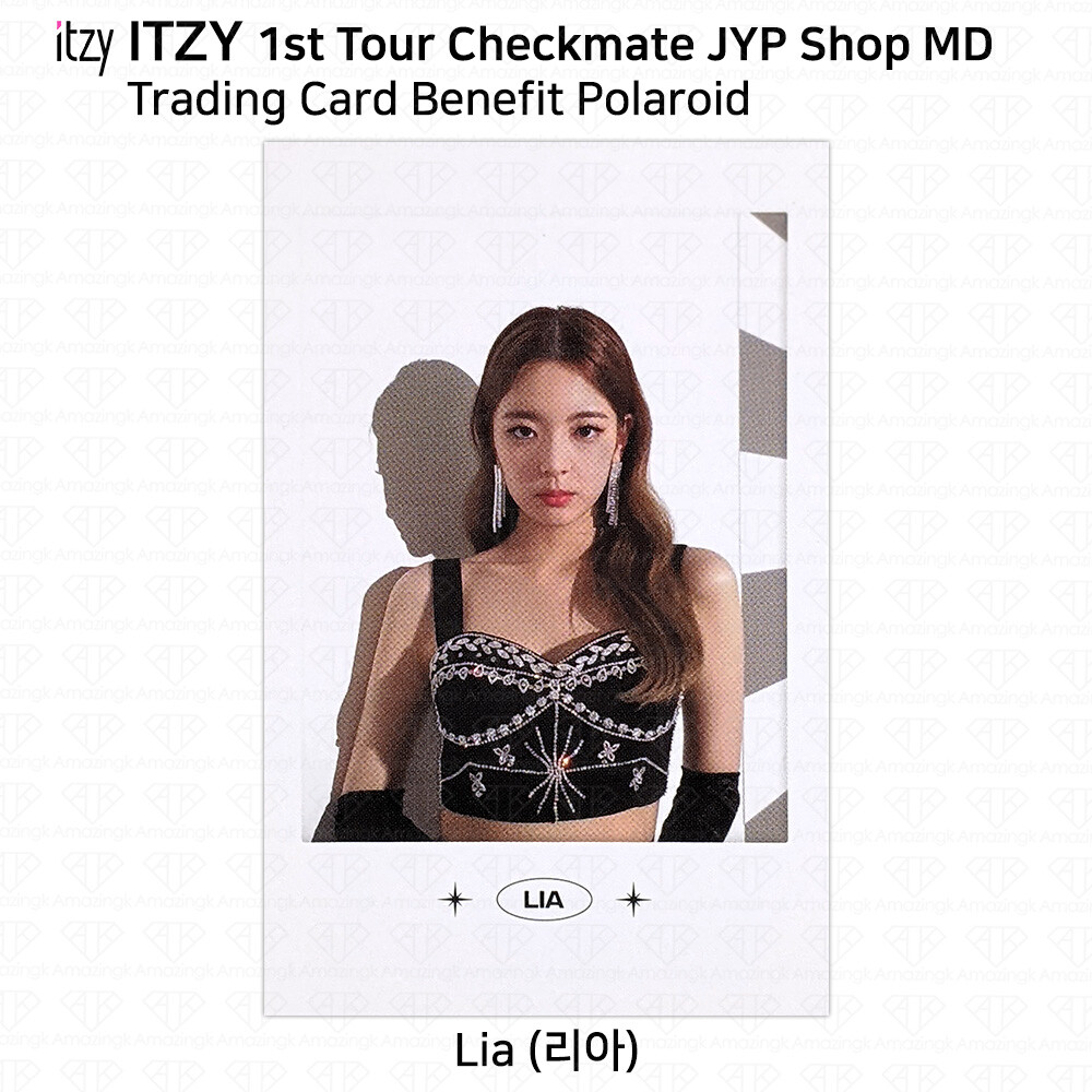 ITZY 1st Tour Checkmate Official MD Trading card Photocard JYP SHOP KPOP K-POP