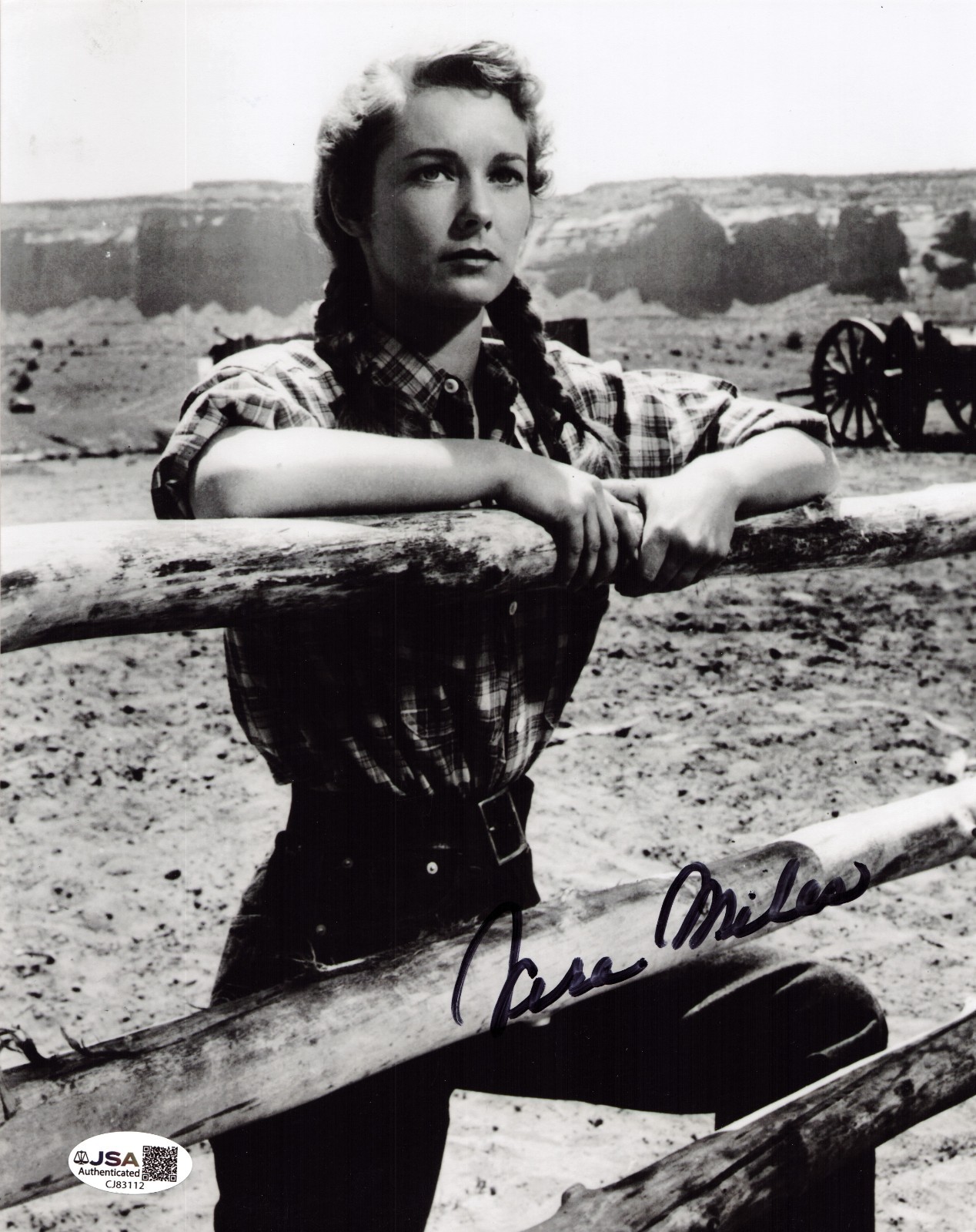 Vera Miles Psycho signed The Searchers 8×10 photo autographed #2 JSA COA