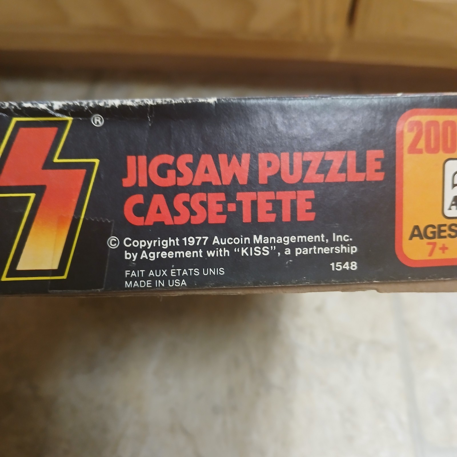 KISS Jigsaw Puzzle From 1977 Complete 200 Pieces