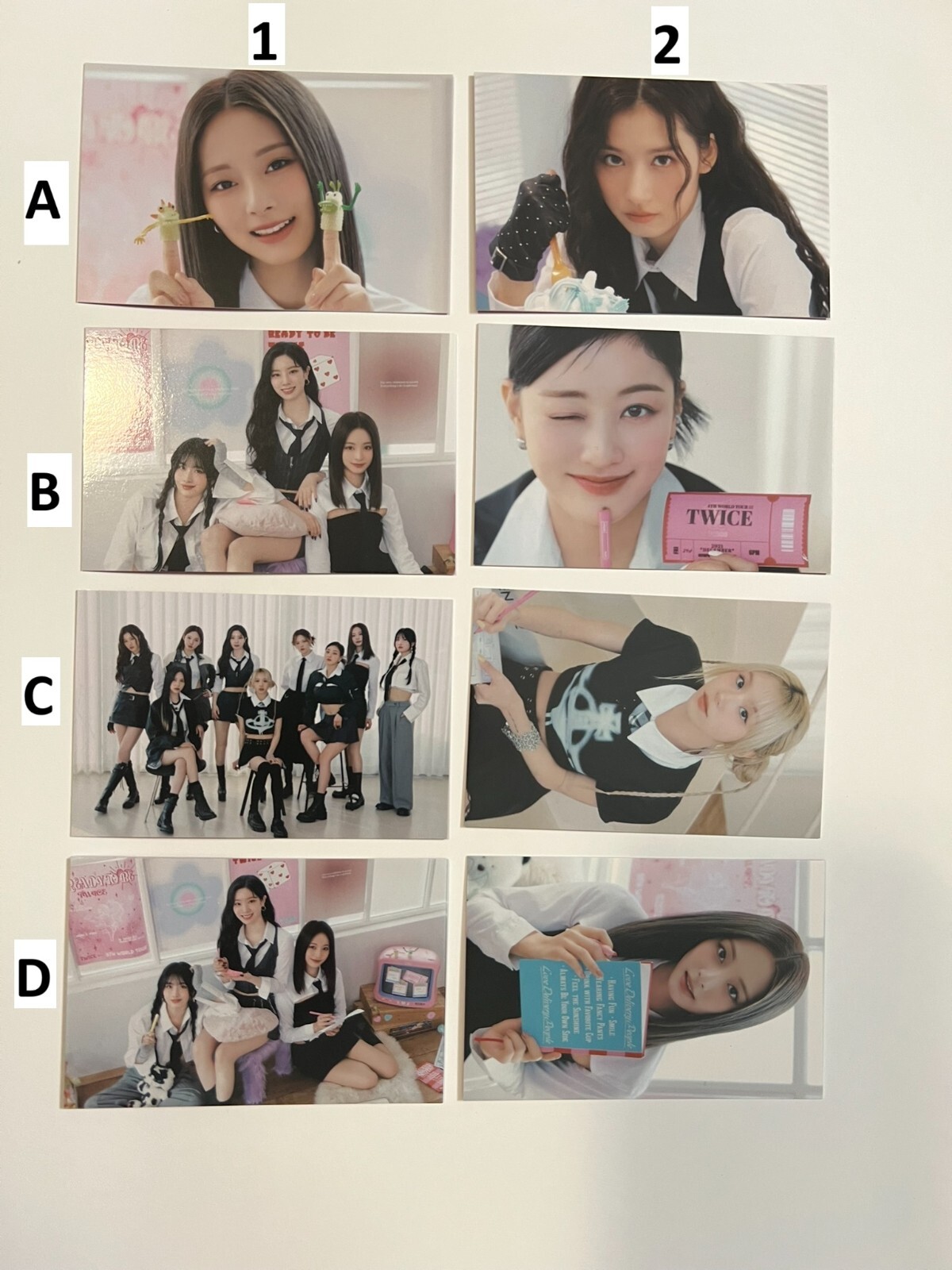 TWICE 5th World Tour Ready To Be Official Photocard Trading Card