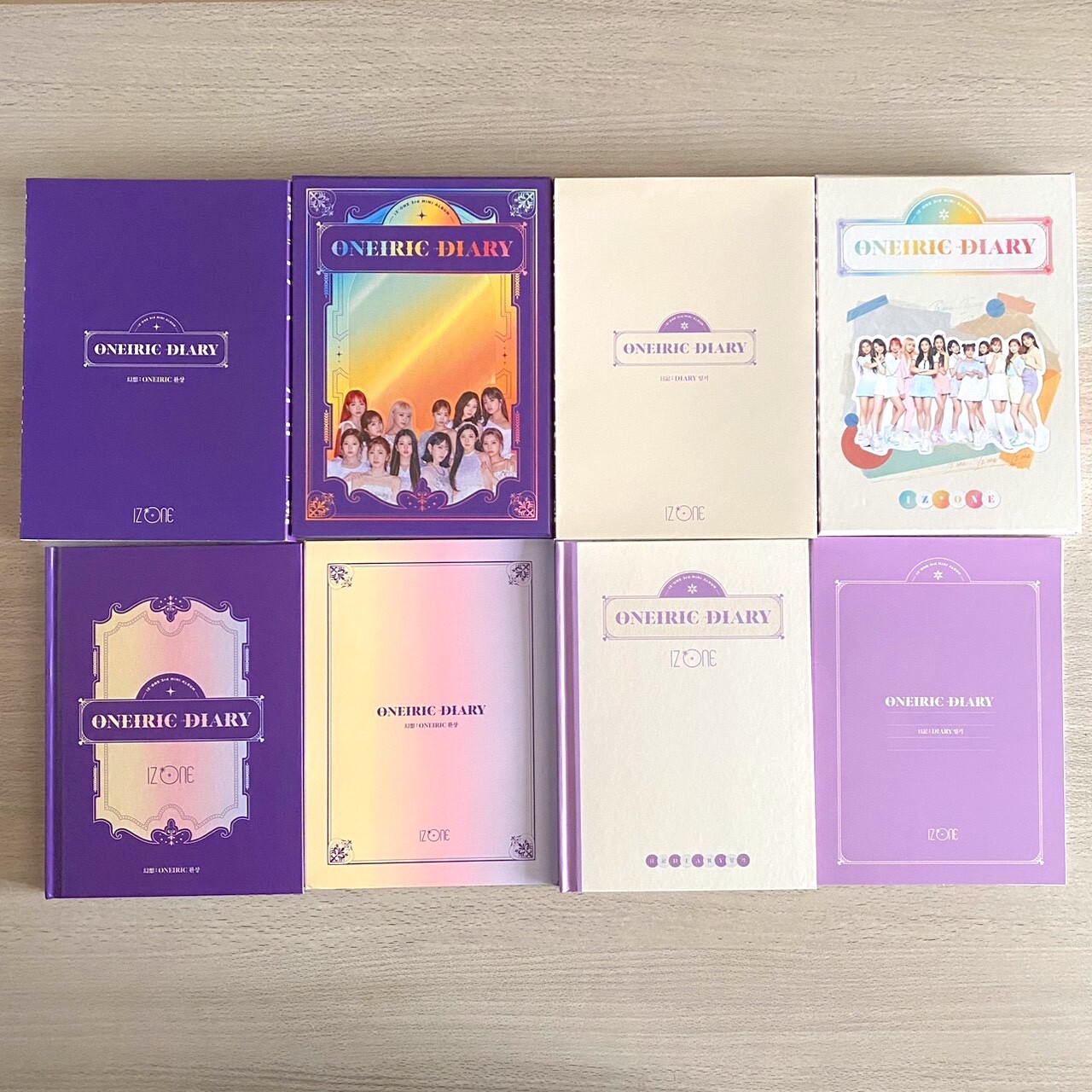 iz*one 3rd mini album oneiric diary 2 ver. set No photo card IZONE
