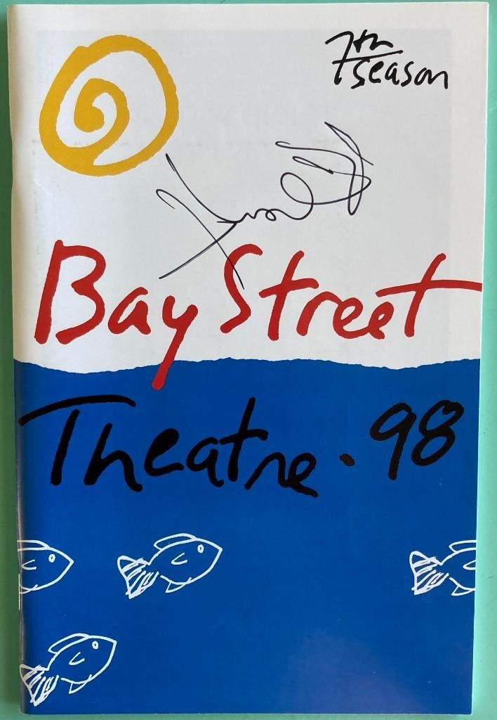 Richard Dreyfuss (Only) Signed House Playbill Bay Street 1998 Rue McClanahan