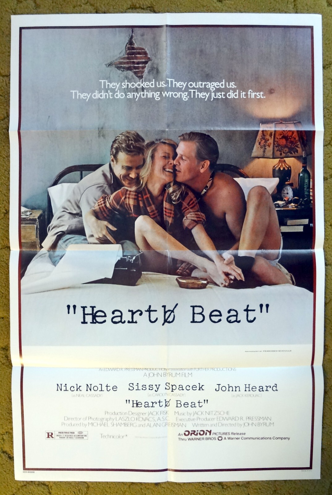 HEART BEAT 1980 Nick Nolte Sissy Spacek John Heard Cassady/Kerouac friendship