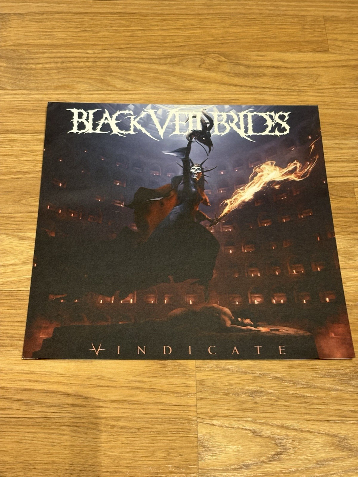 Black Veil Brides Vindicate Album Release Cardstock Poster Double Sided 12”x12”