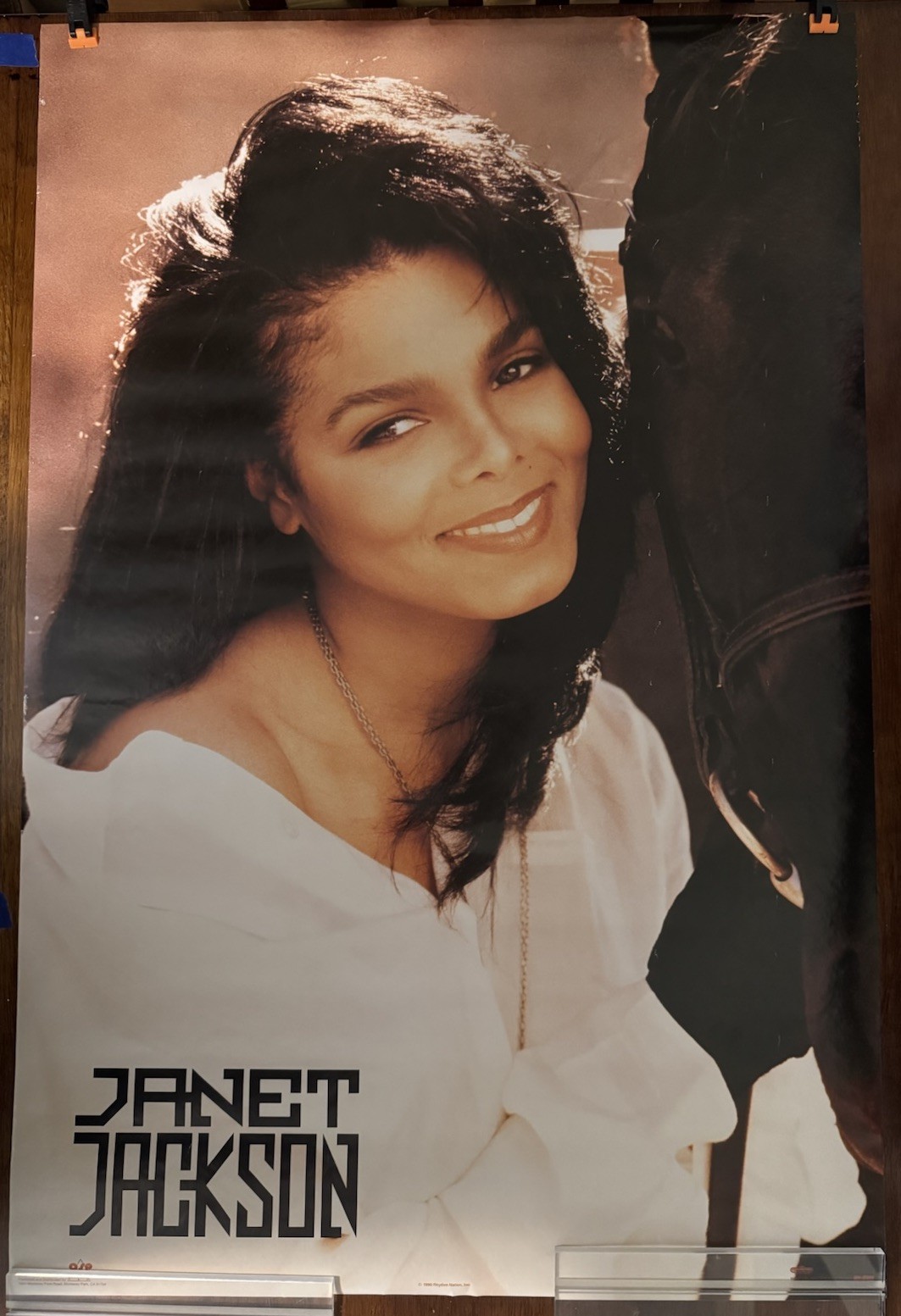 Janet Jackson Rhythm Nation Original Poster Vintage 1990s 24×35