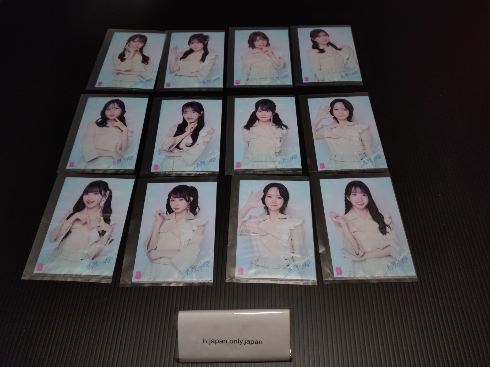 AKB48 idol 名残り桜 Remaining cherry blossoms raw photo 12 set Official goods japan