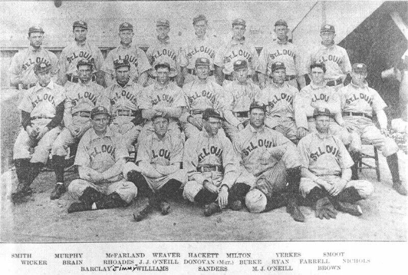 1903 St. Louis Cardinals Team Baseball Mlb 4×6 PHOTO PRINT