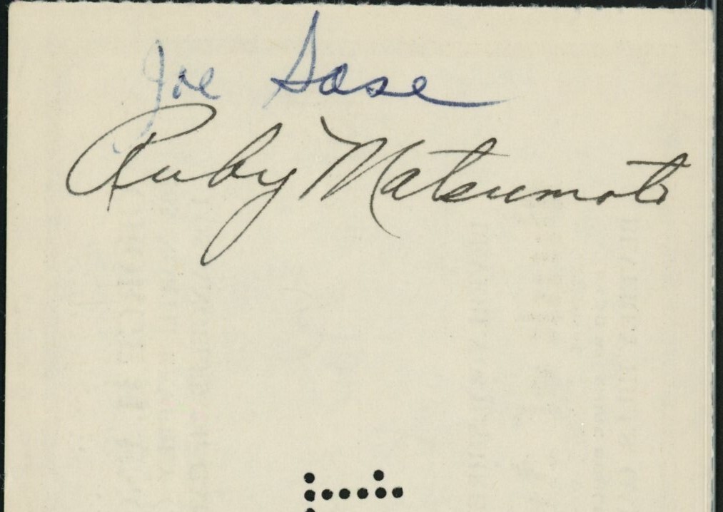 George H. Englund Signed Check – 1955