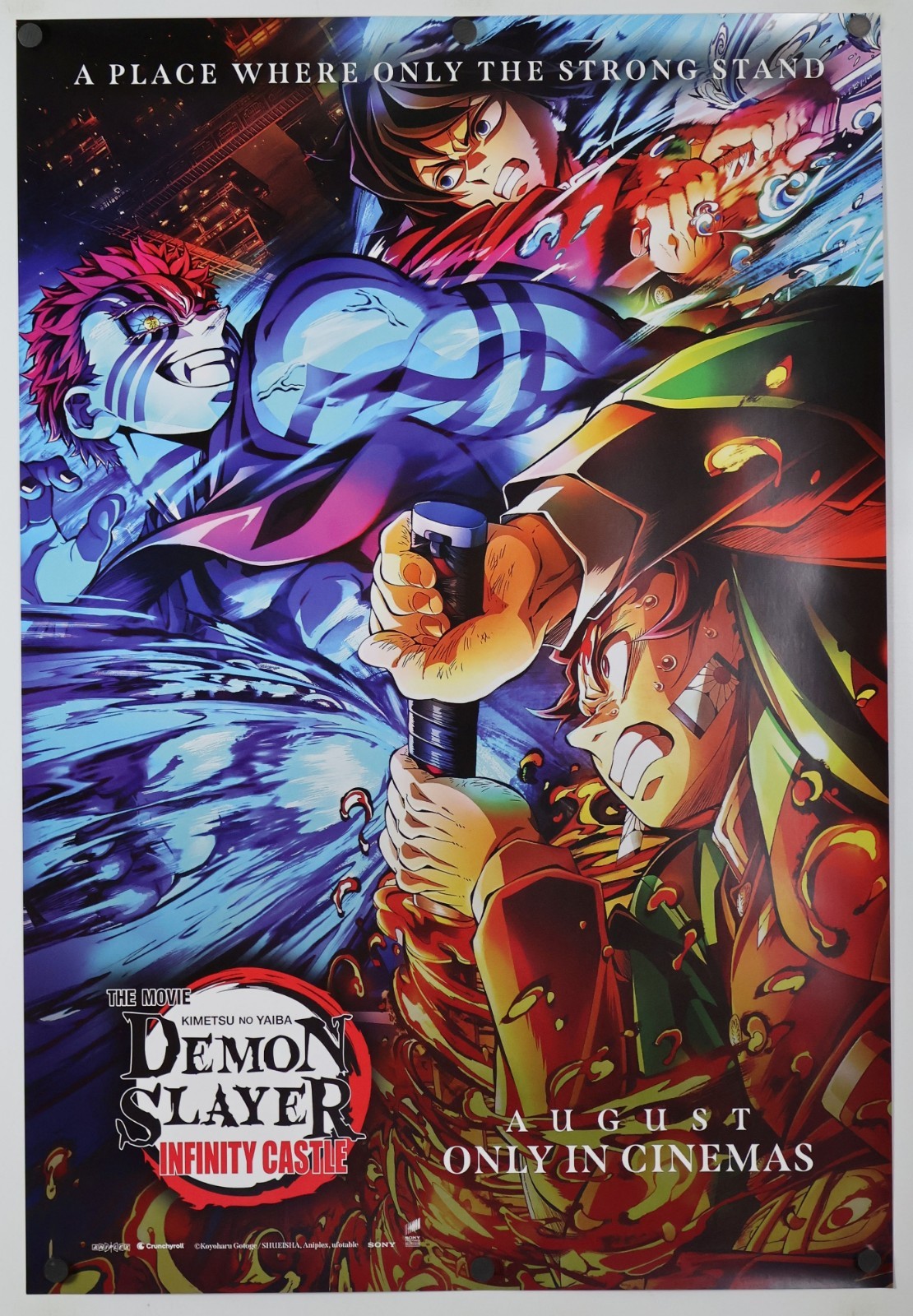 Demon Slayer Infinity Castle – original DS movie poster 27×40 D/S INTL Adv D